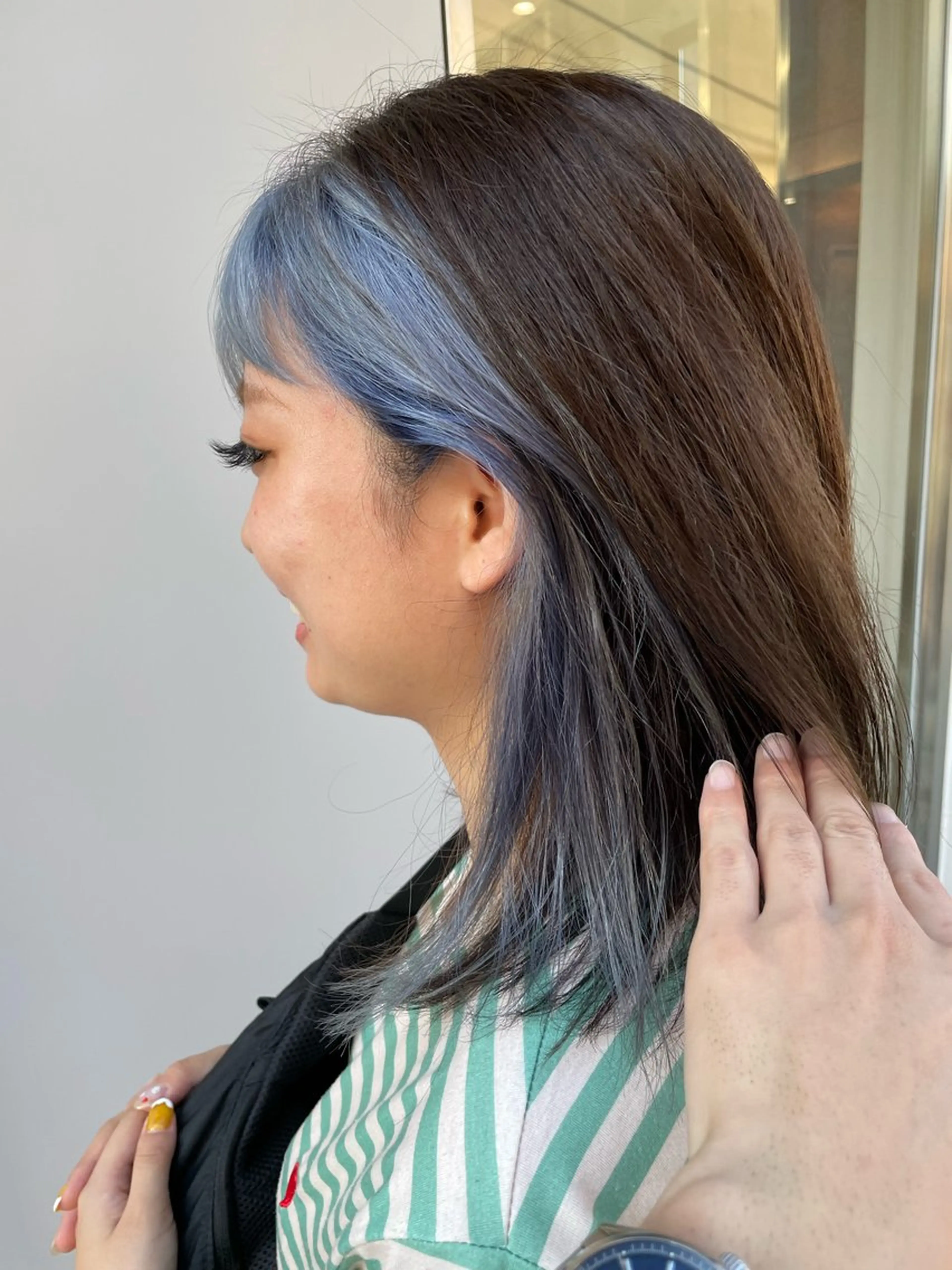 ミディアム カラー カット ヘアカラー トリートメント 髪質改善/茅ヶ崎 マツモト リョウのヘアスタイル