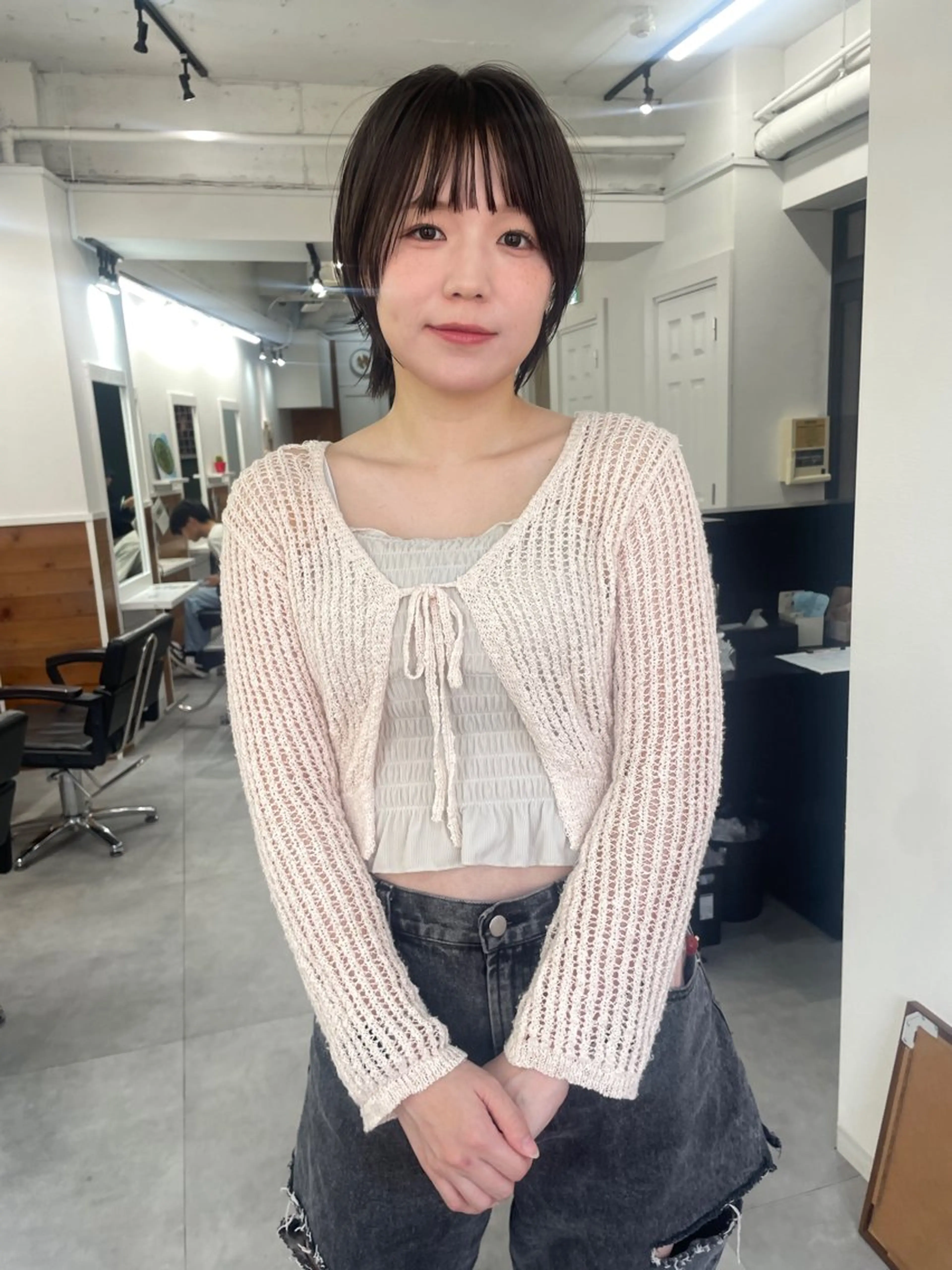 ミディアム カラー レイヤーカット レイヤー／似合わせ TAKUYAのヘアスタイル