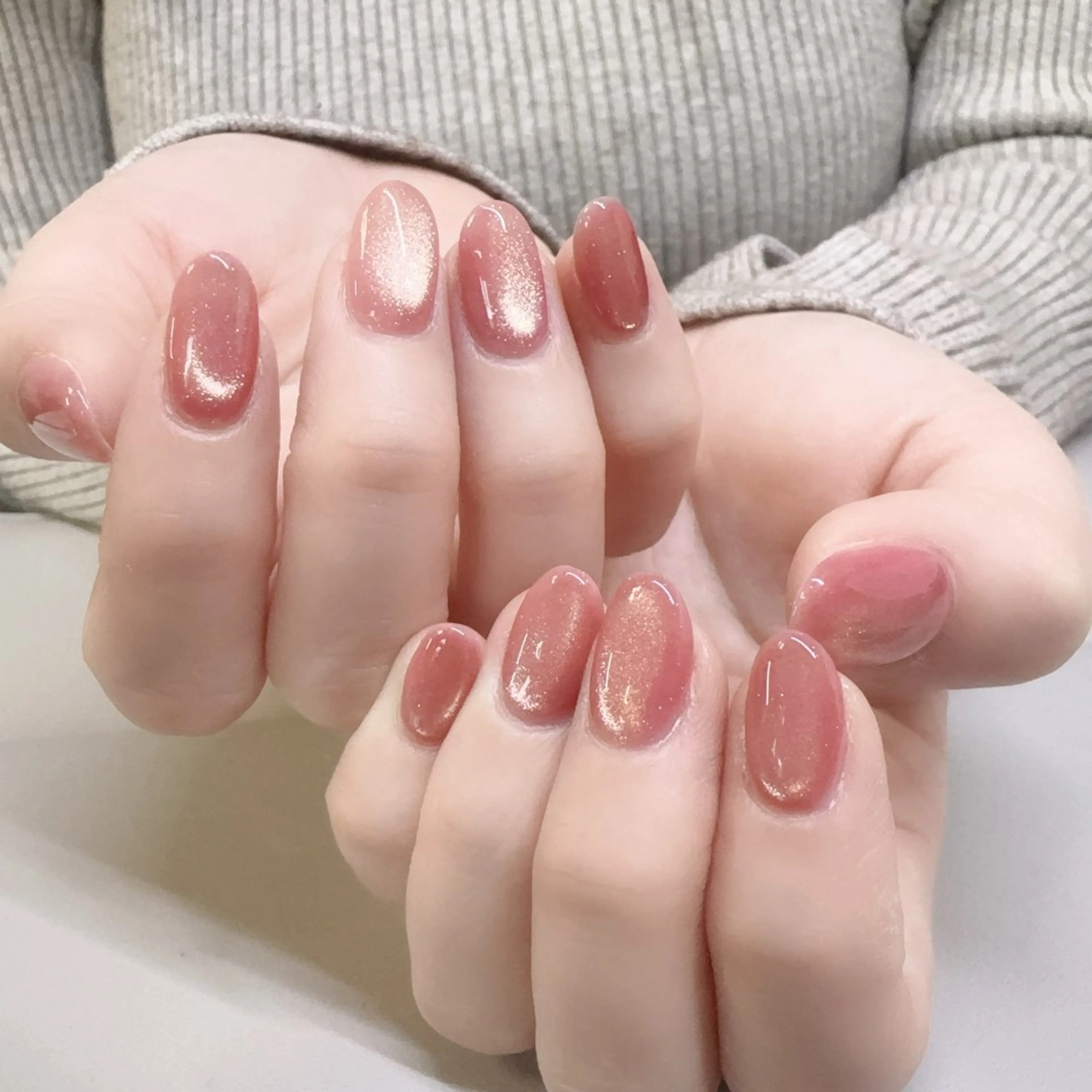 ネイル アニマル柄 べっ甲ネイル ブラウン ジェルネイル グリーン Rika  nail cocoのネイルデザイン