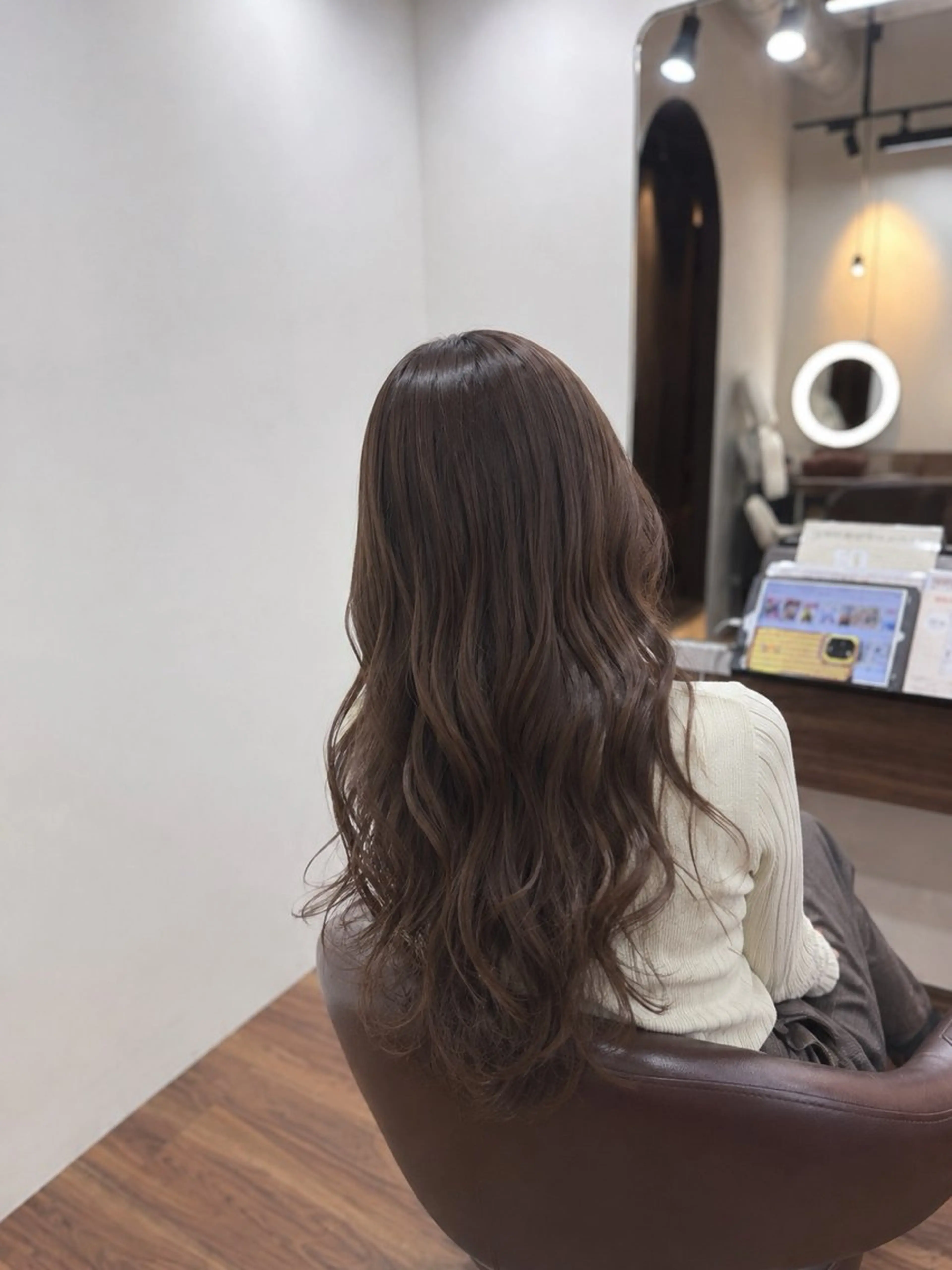 ロング カット ヘアカラー トリートメント 桑村 菜々のヘアスタイル