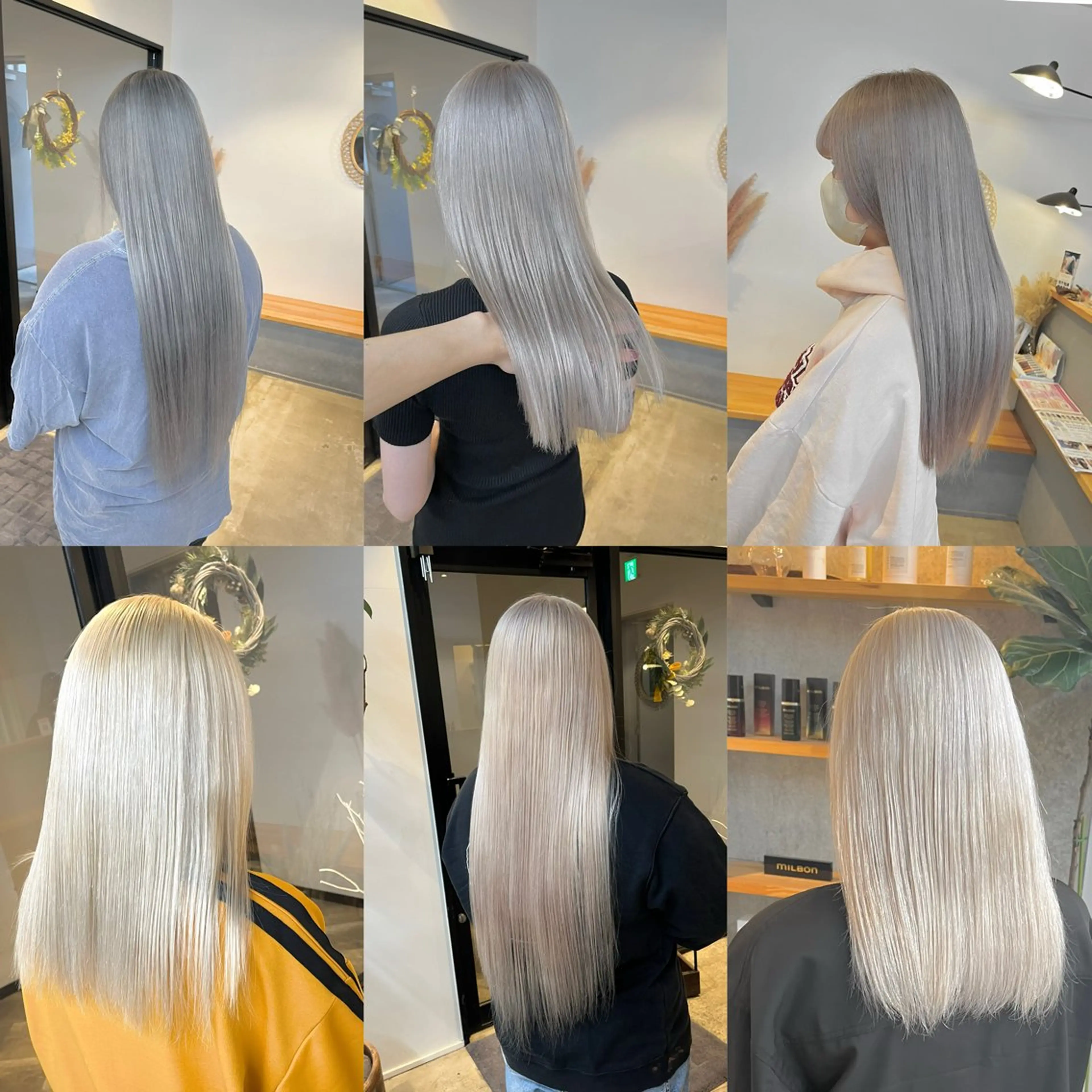 ロング ヘアカラー ハイトーンカラ ー/小川のヘアスタイル