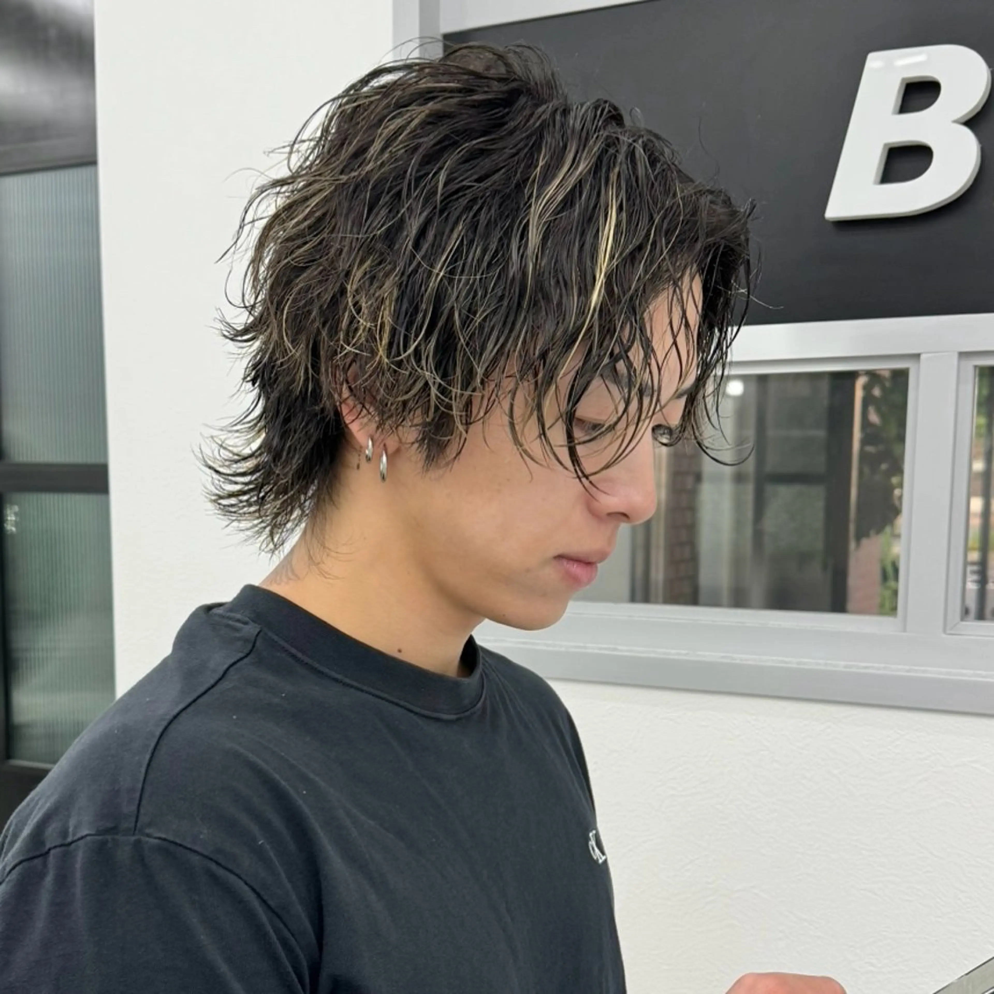 ミディアム カラー パーマ メンズ カット ヘアカラー パーマ トリートメント 🔥札幌No.1🥇 パーマ特化美容師🔥のヘアスタイル