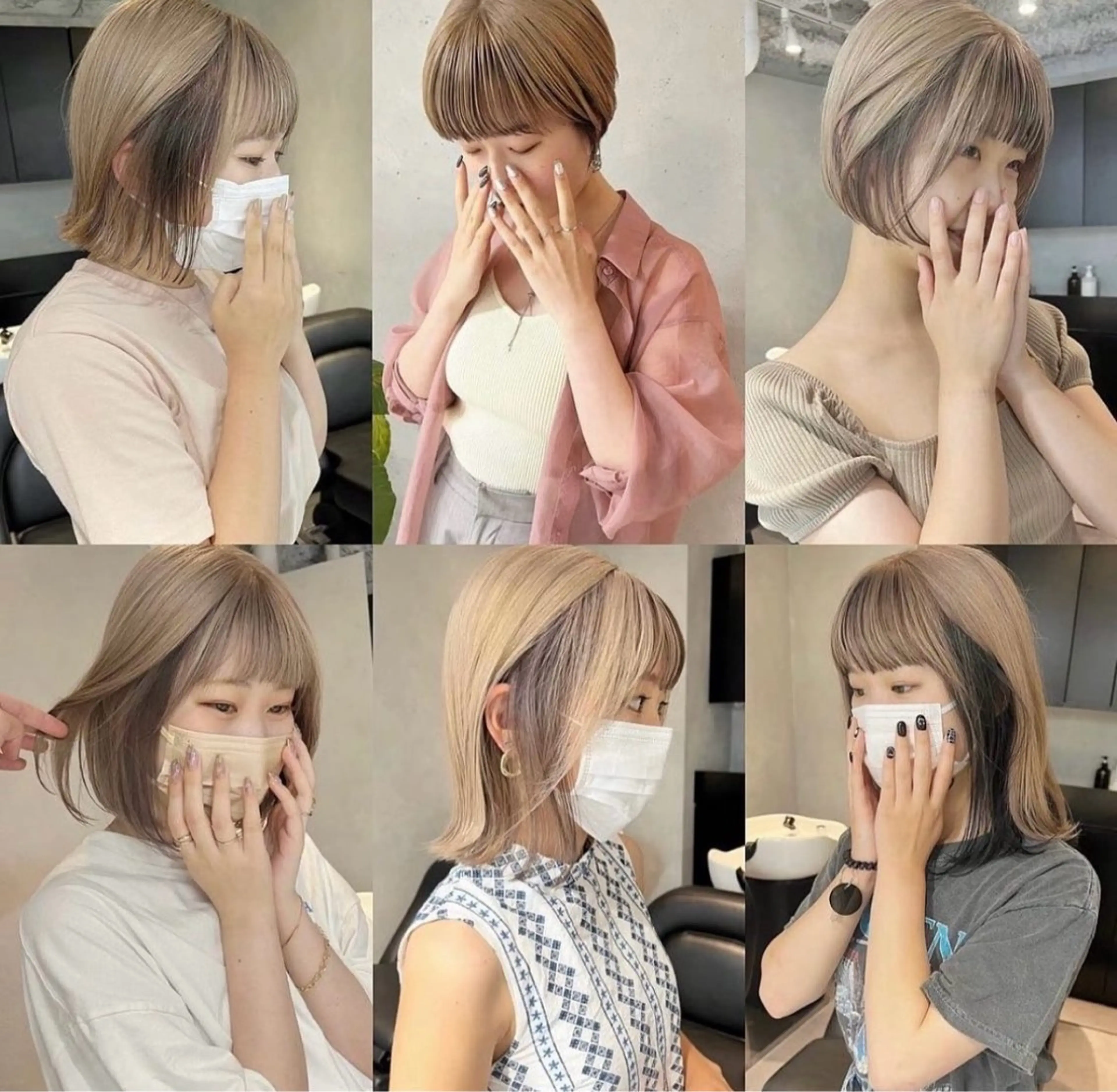 ミディアム カラー カラー特化/ブリーチ 梅田中崎町/あかりのヘアスタイル