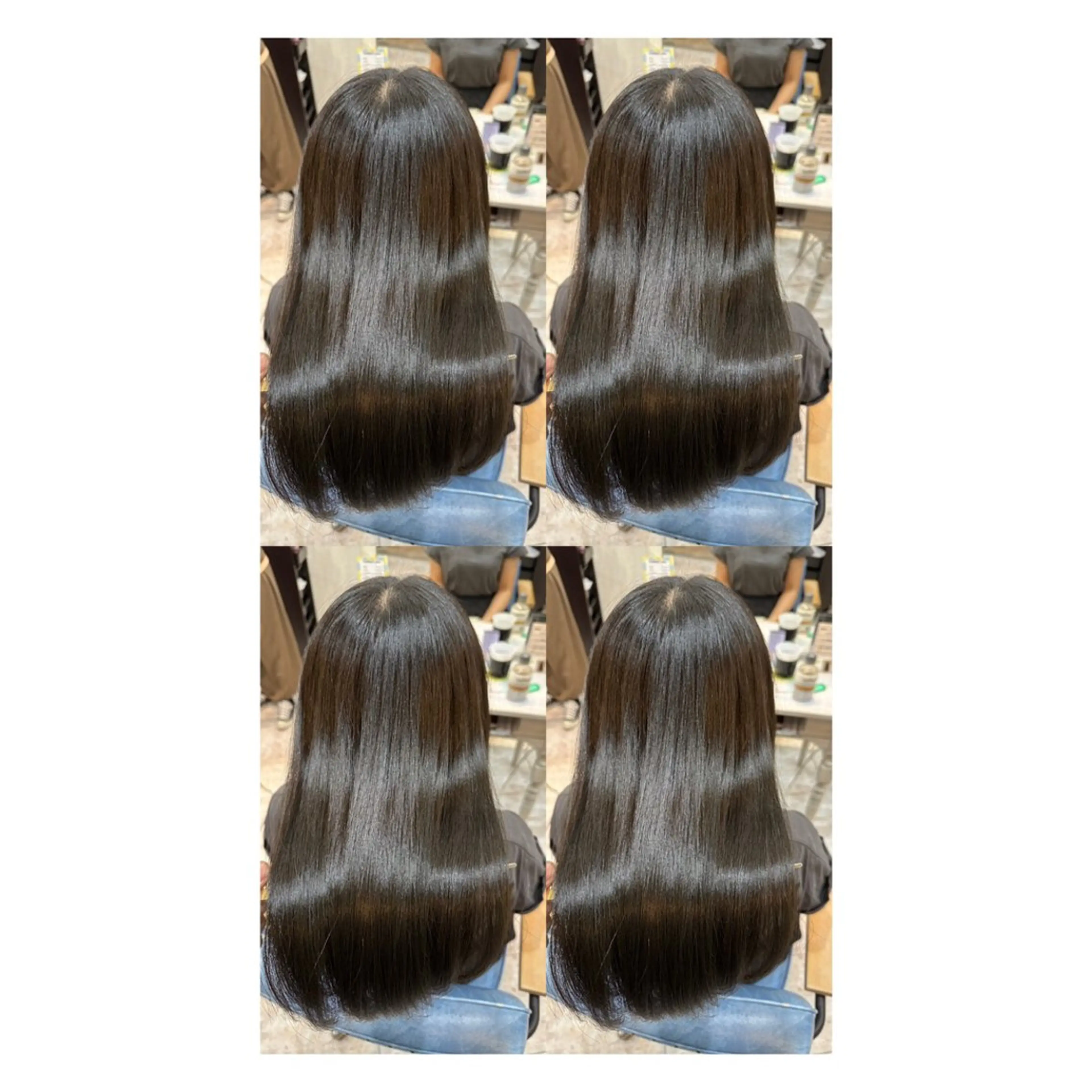 ロング カラー 透明感カラー 髪質改善 縮毛矯正 トリートメント カット ヘアカラー トリートメント 店長✨レイヤー✖️ 髪質改善✖️韓国ヘアのヘアスタイル