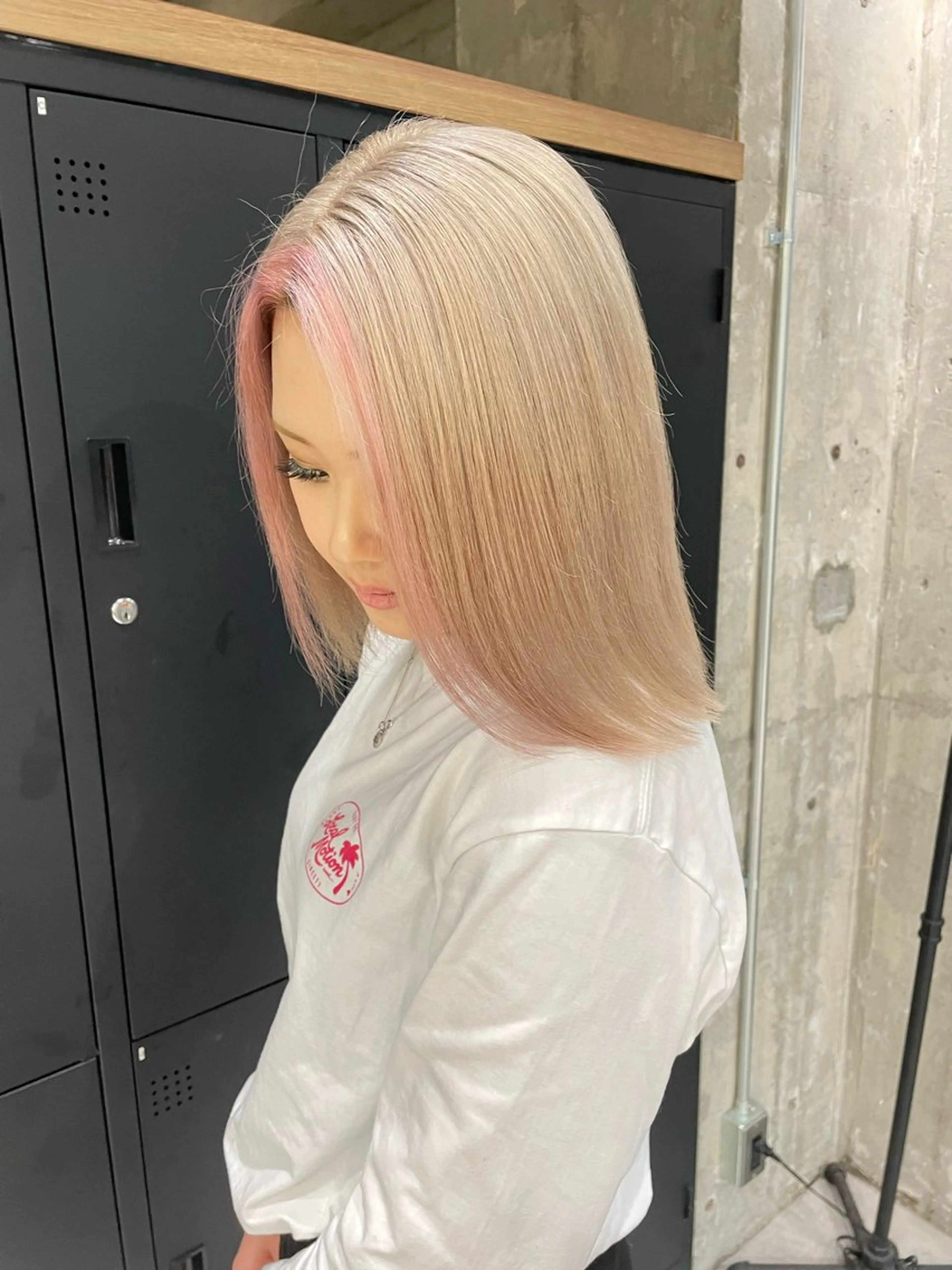 ミディアム カラー ヘアカラー ♡ハイライトカラー shinri♡のヘアスタイル