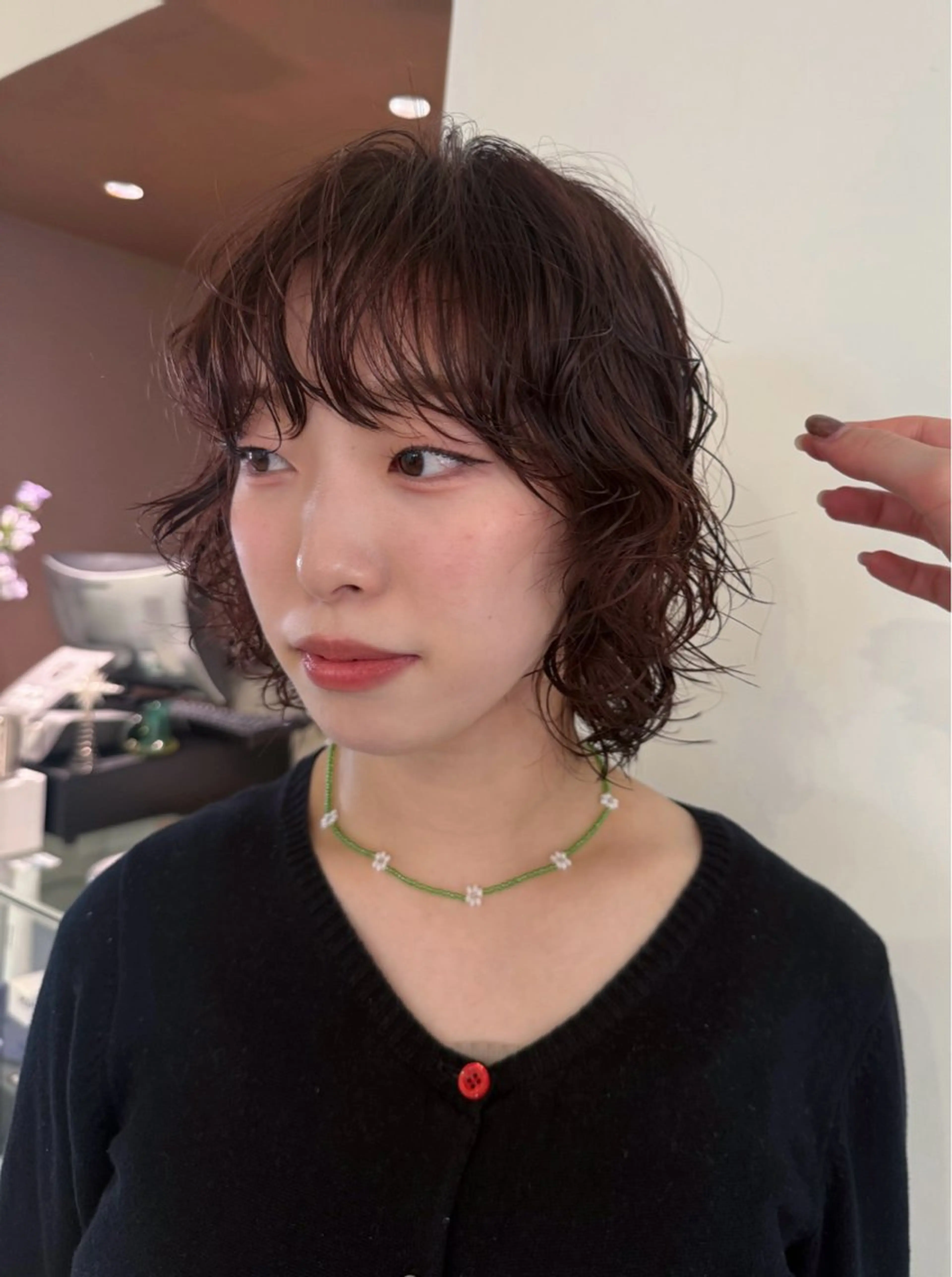 ミディアム ミディアムパーマ ボブ カット パーマ yuzu / bob shortのヘアスタイル