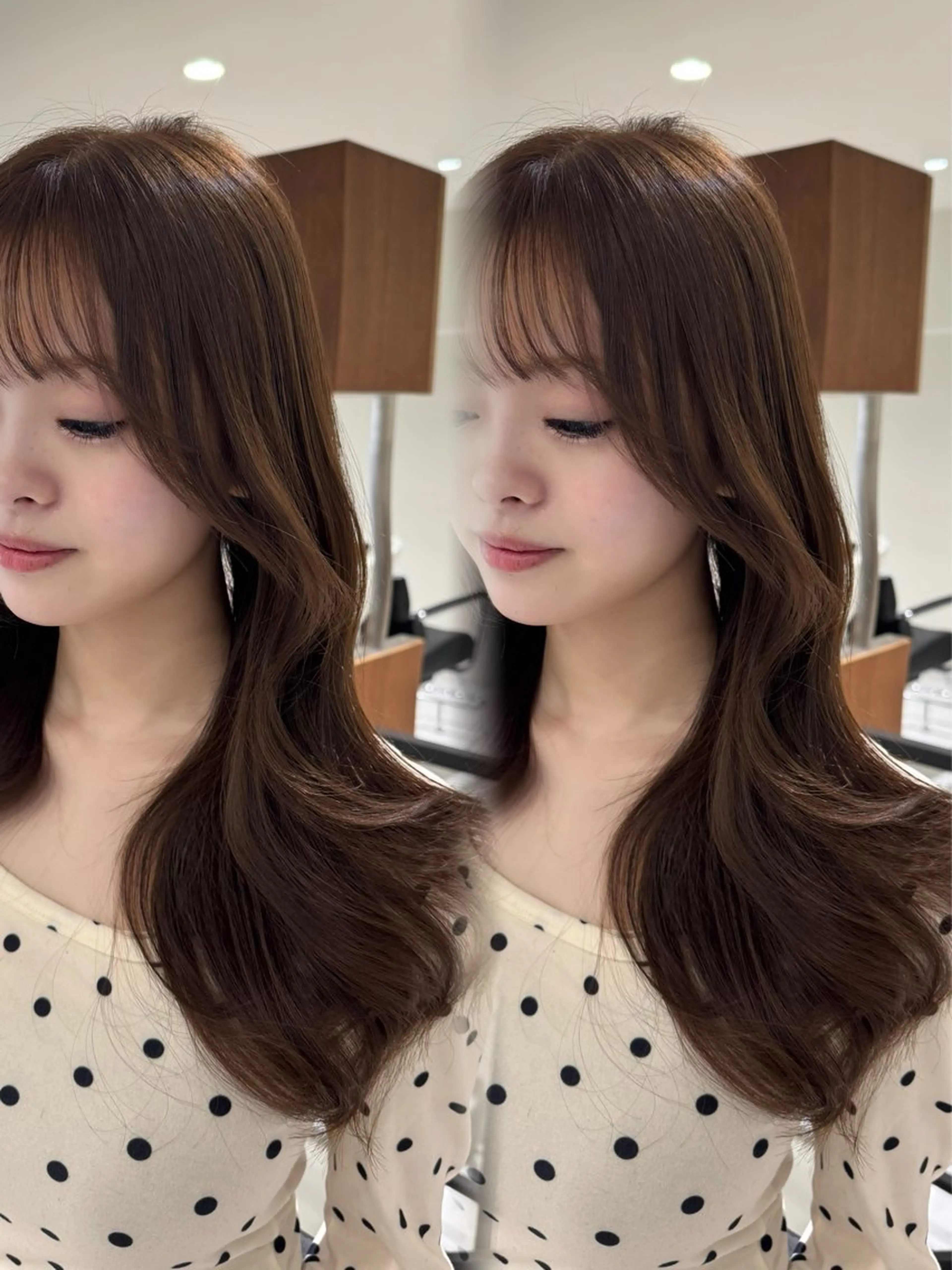 ロング 韓国レイヤー💋/ ワンホン/NANAのヘアスタイル