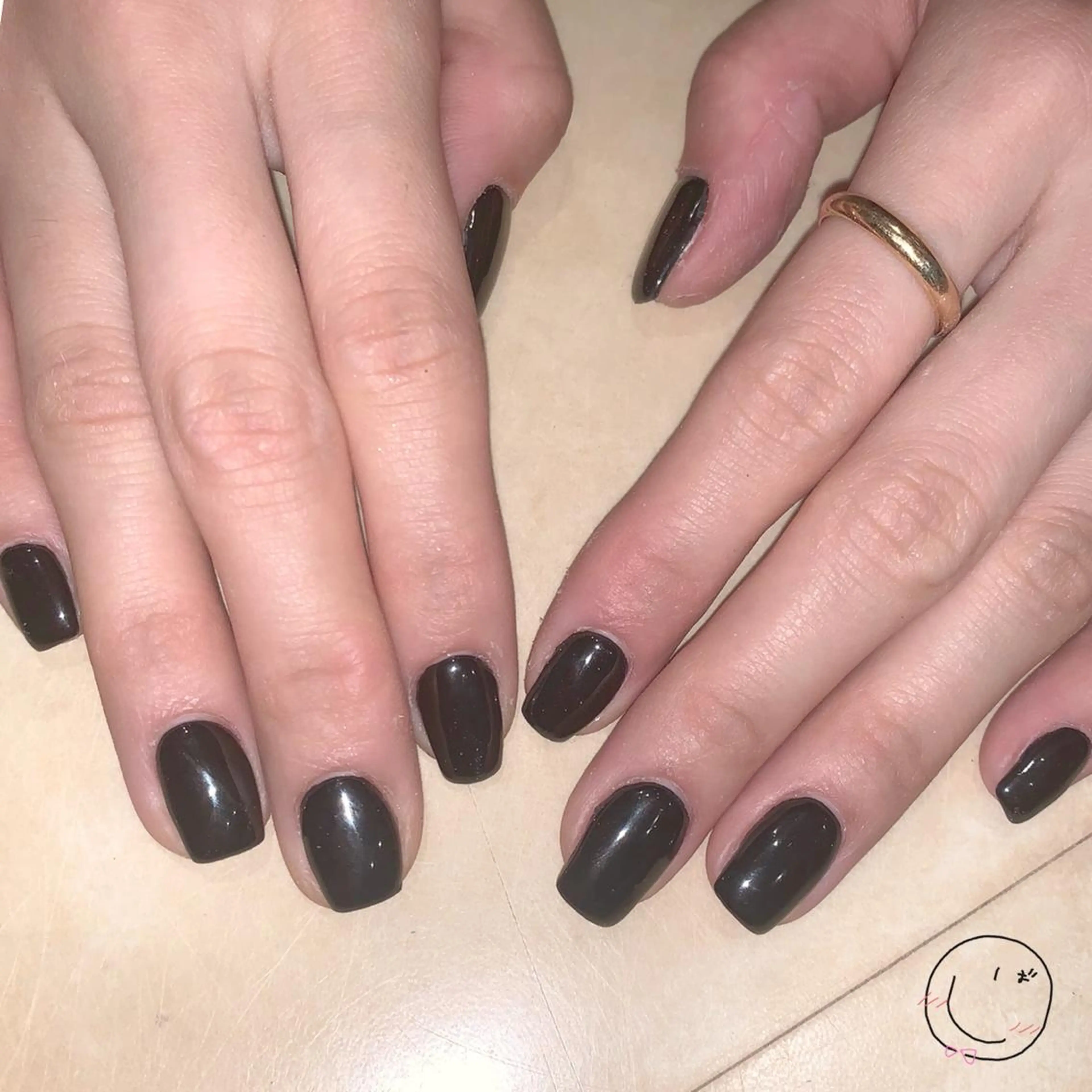 【初回オフ無料】ハンドネイルシンプルワンカラーの写真