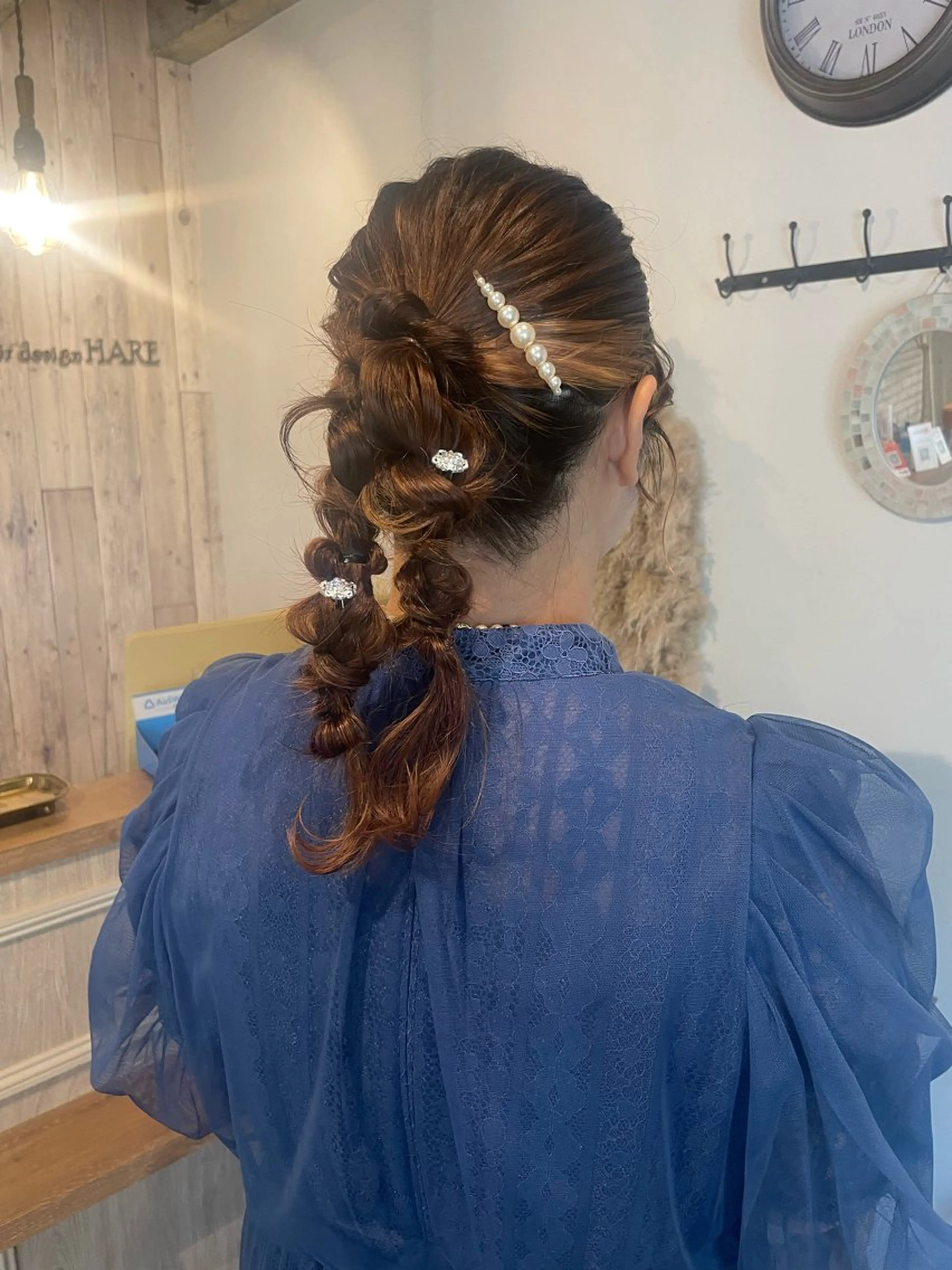 ヘアアレンジ ヘアセット HARE 川崎晴佳のヘアスタイル