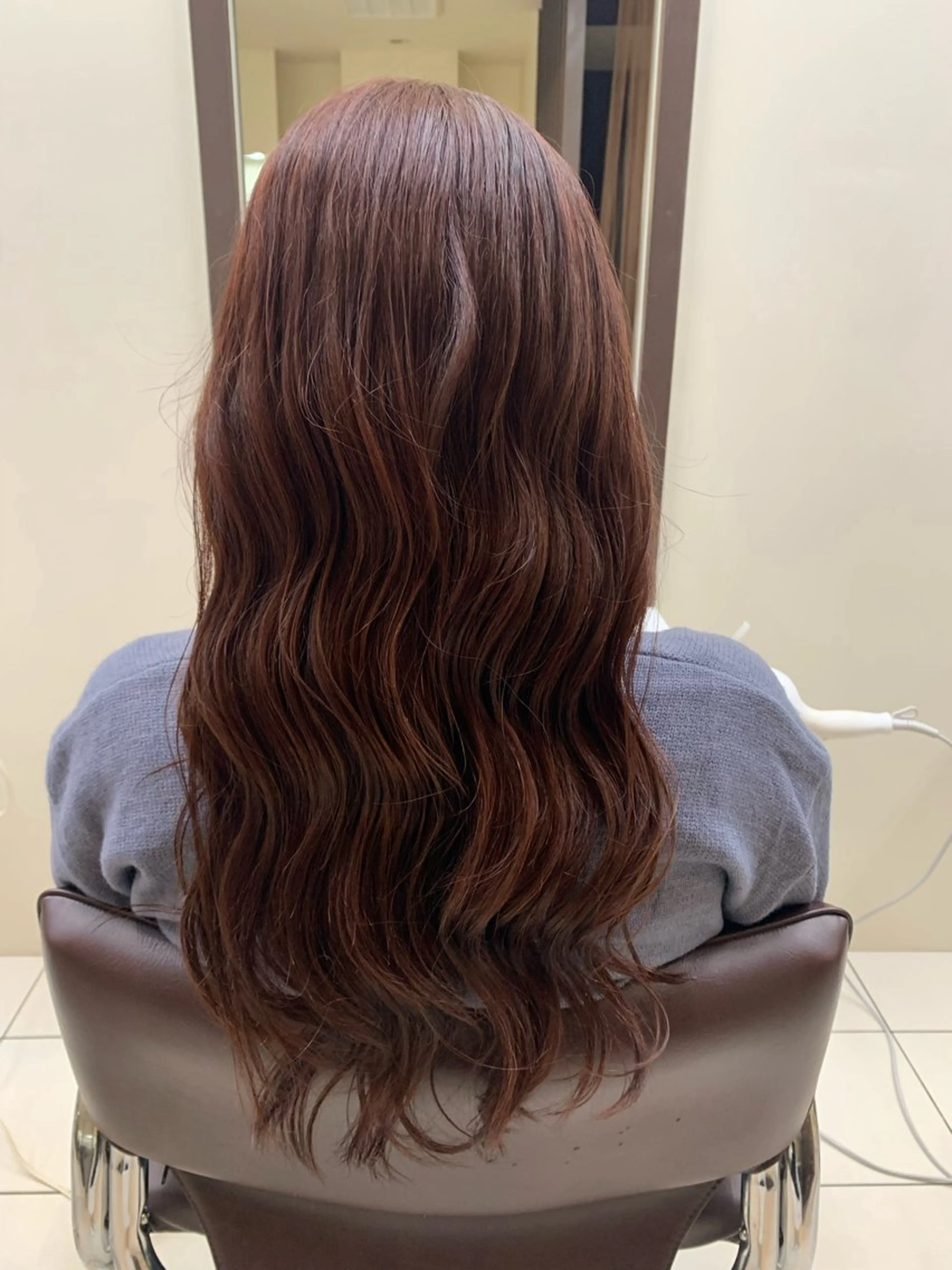 ロング カラー ヘアカラー トリートメント 髪質改善⭐️縮毛矯正 中野⭐️Rinaのヘアスタイル