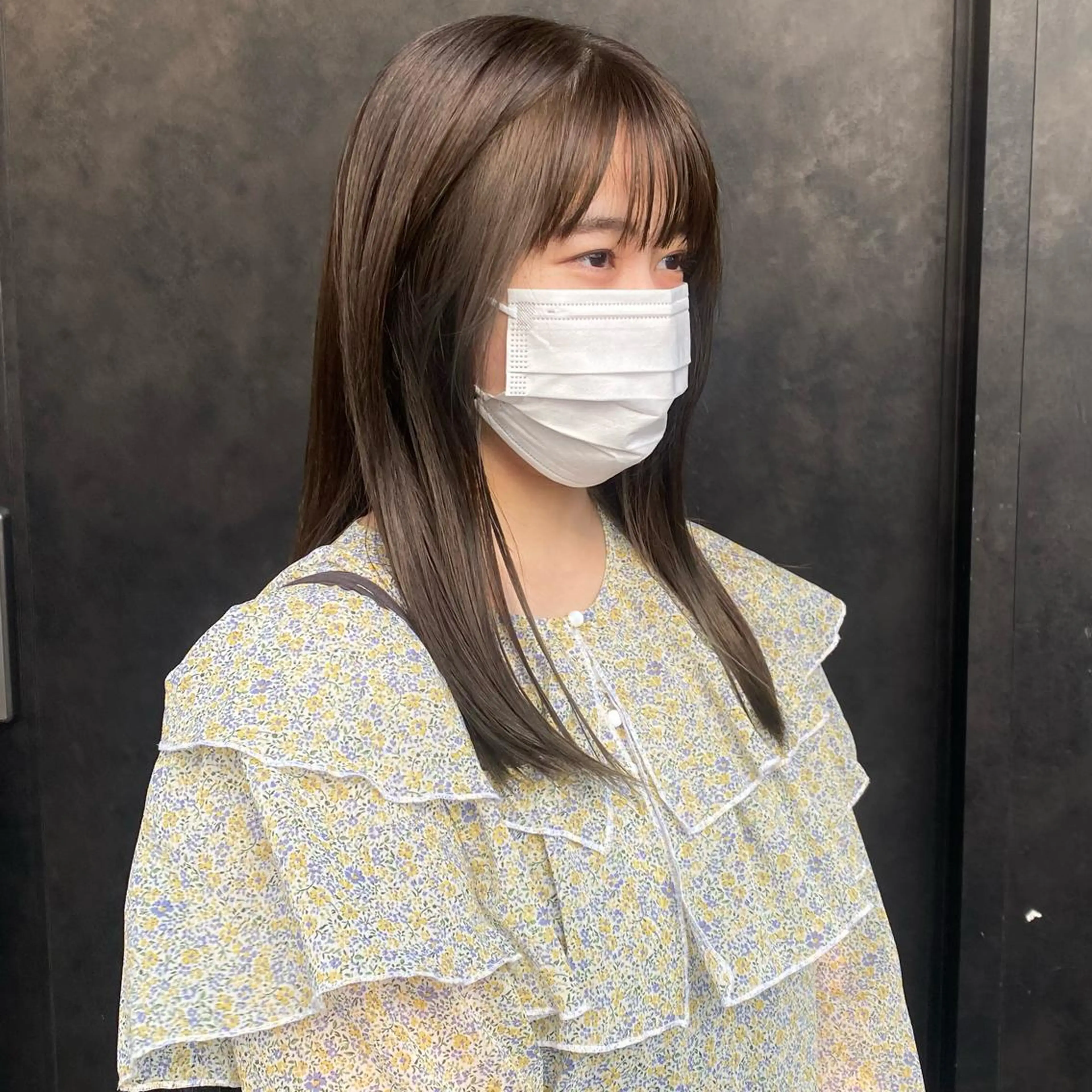 カラー 透明感カラー グレージュ カット ヘアカラー トリートメント 比嘉 陽のヘアスタイル