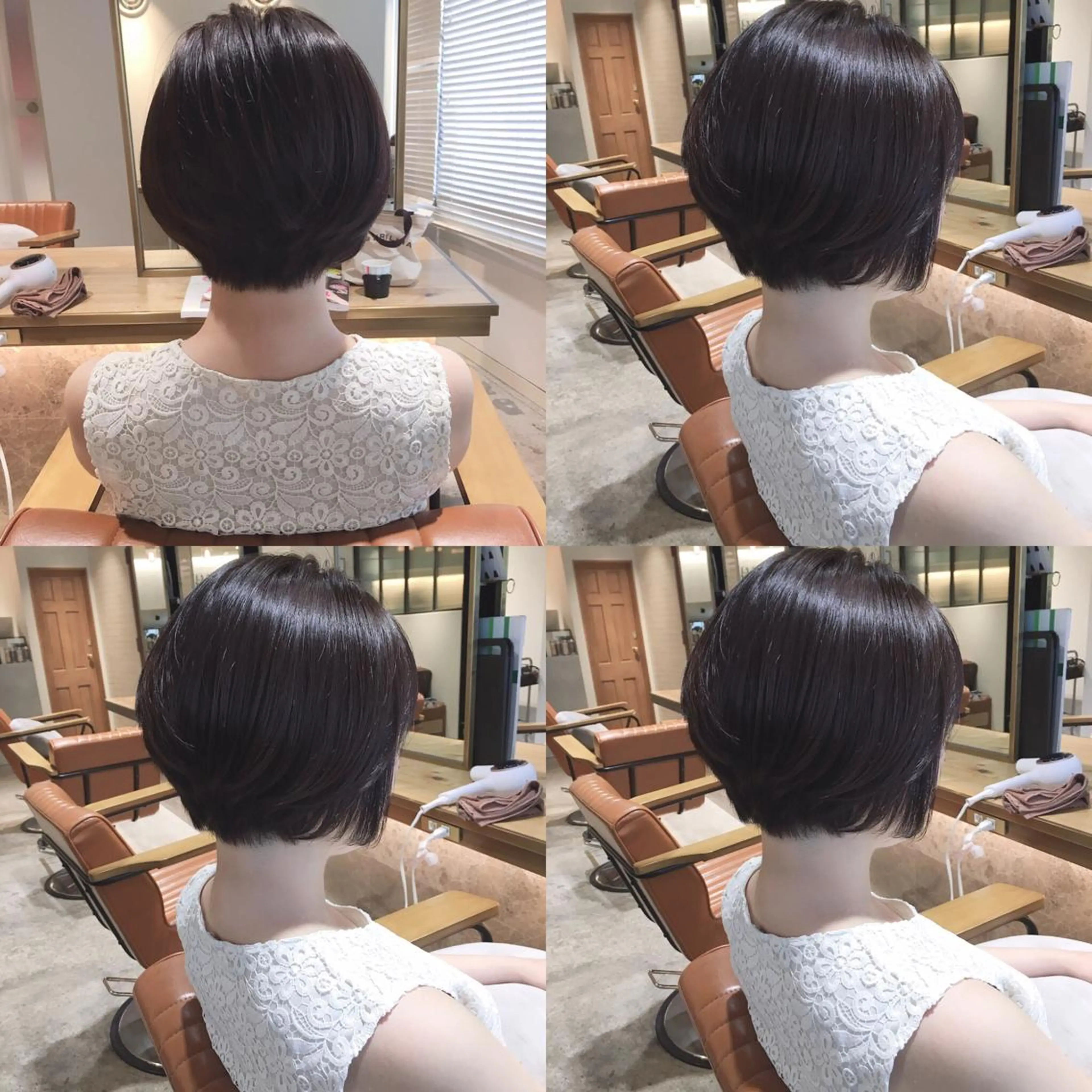 ショート ショートボブ ベリーショート ボブ ハイライト ショートヘア メンズツイスパ ショートフクヤマシンのヘアスタイル
