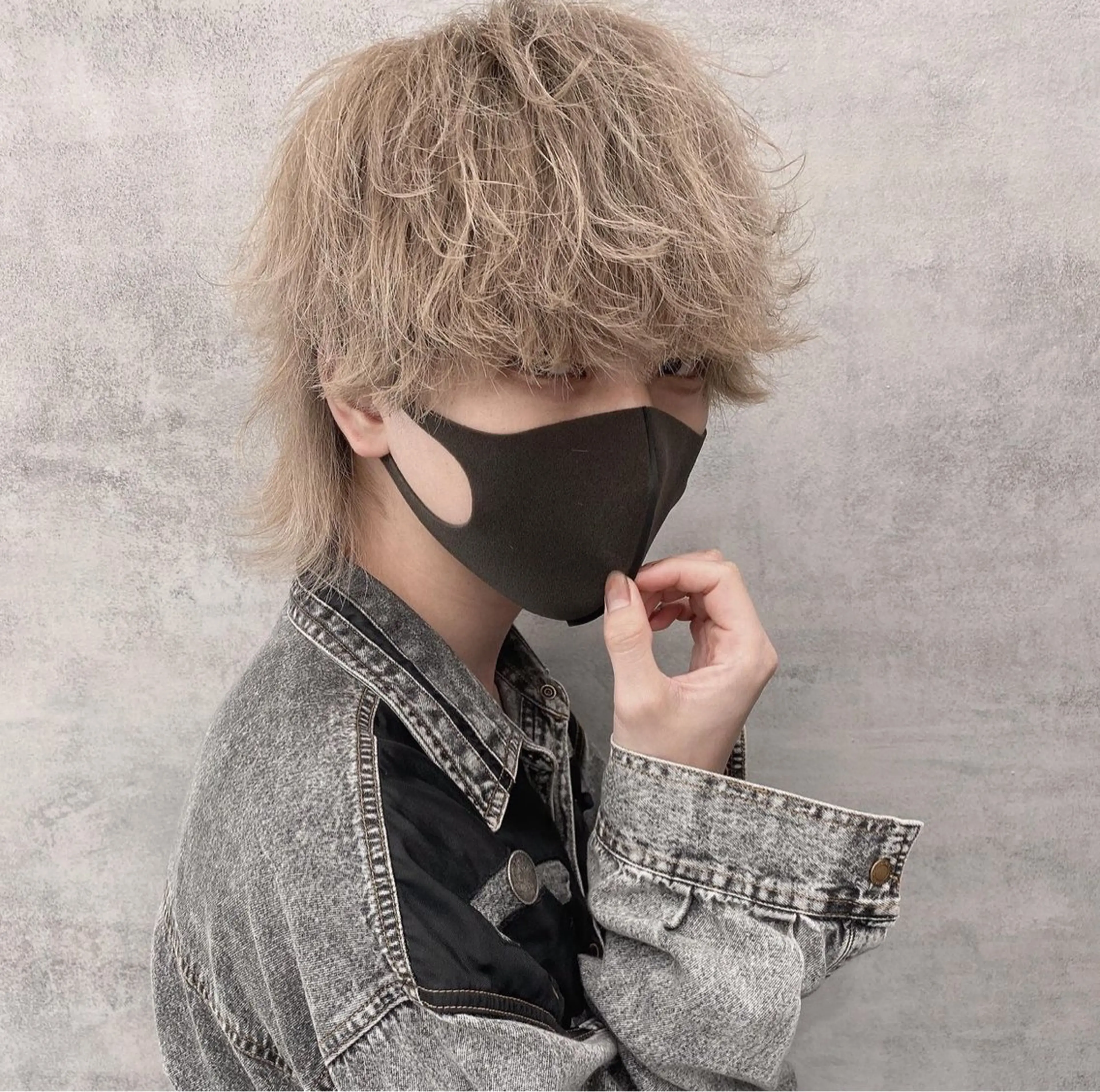 ミディアム カラー ヘアアレンジ メンズ メンズヘア静岡 ✂︎Ryuheiのヘアスタイル