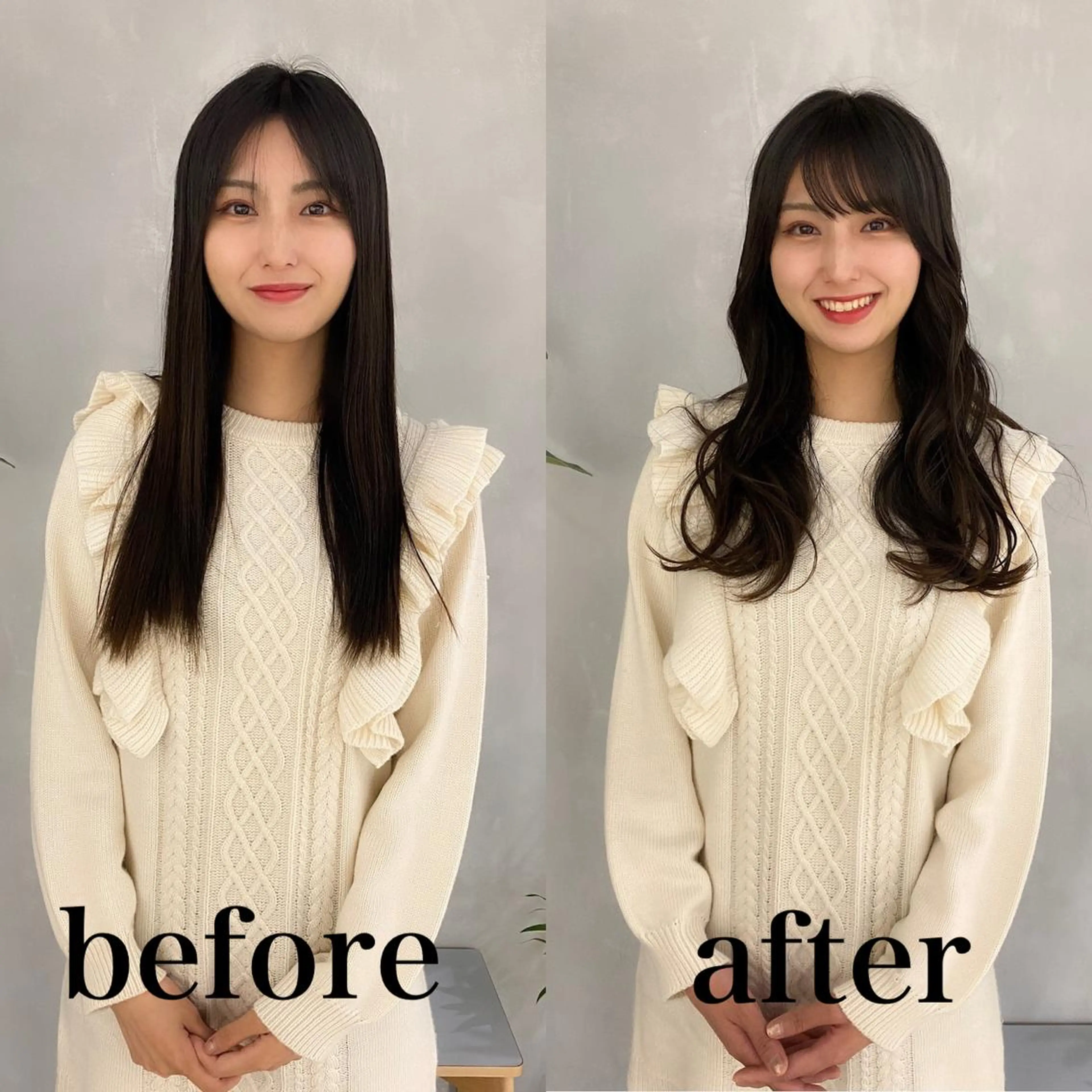 セミロング レイヤーカットのプロ 大人ヘア宮森貴志のヘアスタイル