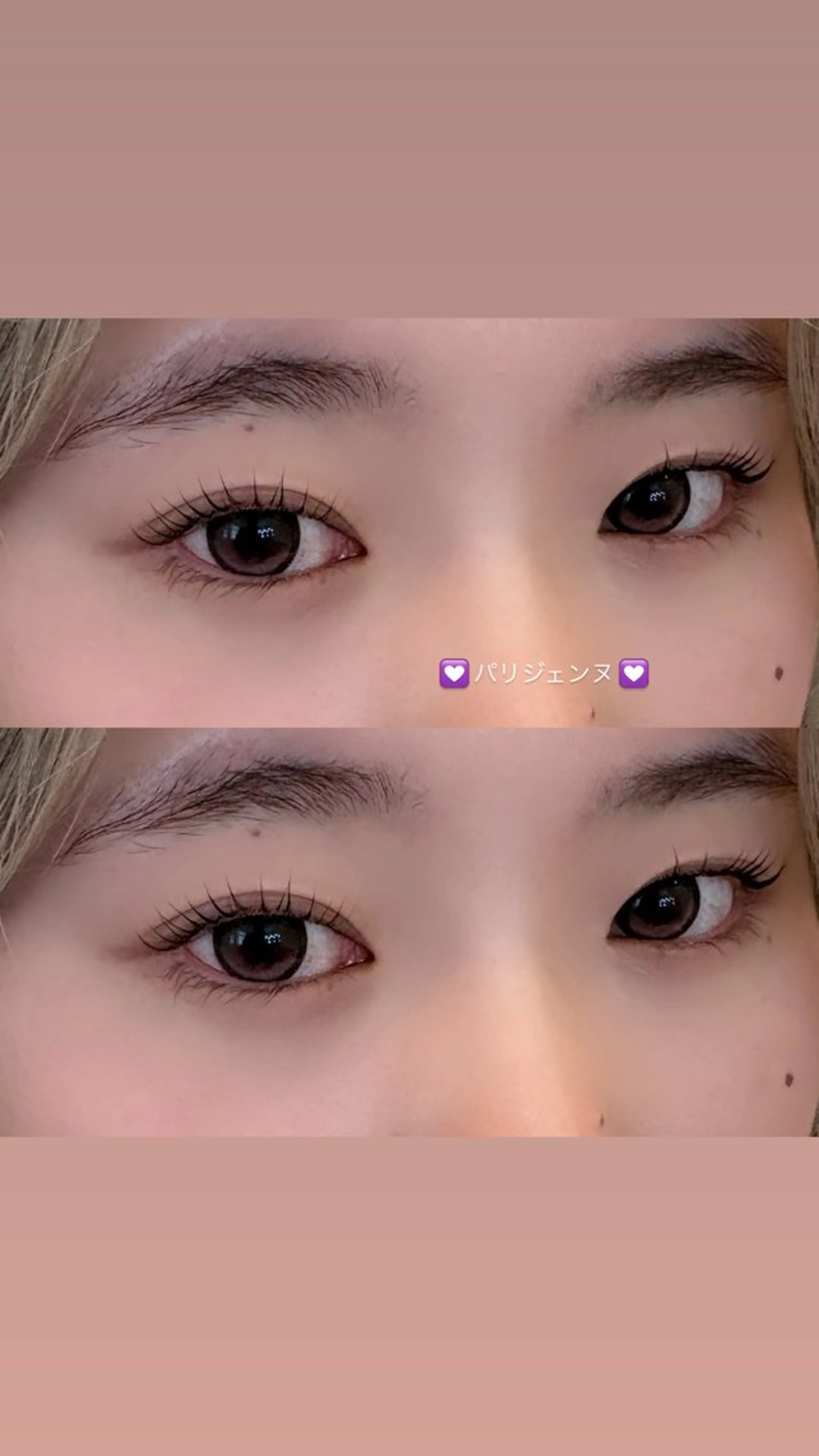 マツエク・マツパ パリジェンヌラッシュリフト ‪Serina‪‪ 清水‪‪❤︎‬のマツエク・マツパデザイン