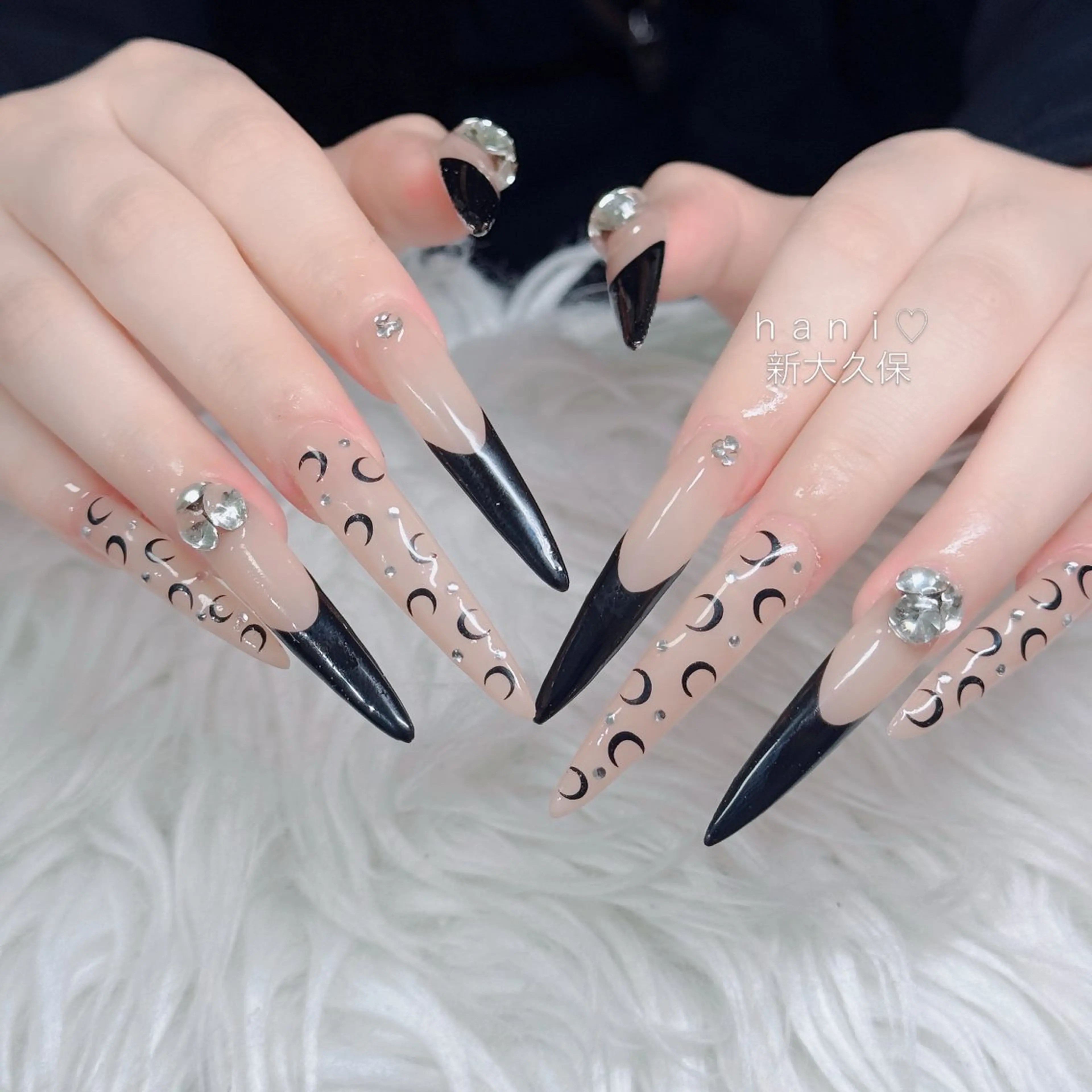 ネイル フットネイル フレンチネイル グラデーション 韓国ネイル ロングネイル ハンドネイル Hani Nail Salonのネイルデザイン