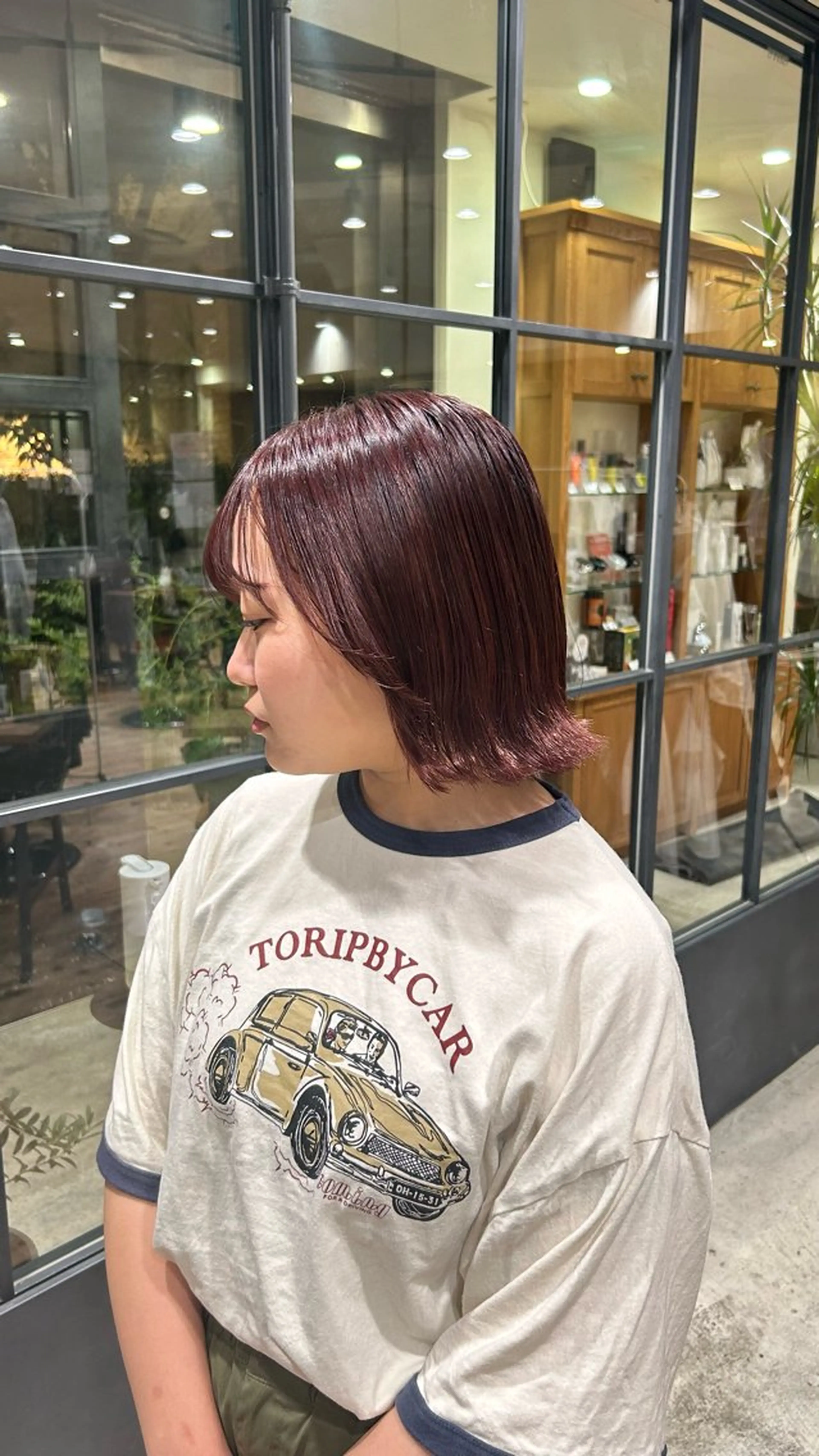 カラー カット ヘアカラー ボブレイヤー/ ブリーチ/miyuuのヘアスタイル