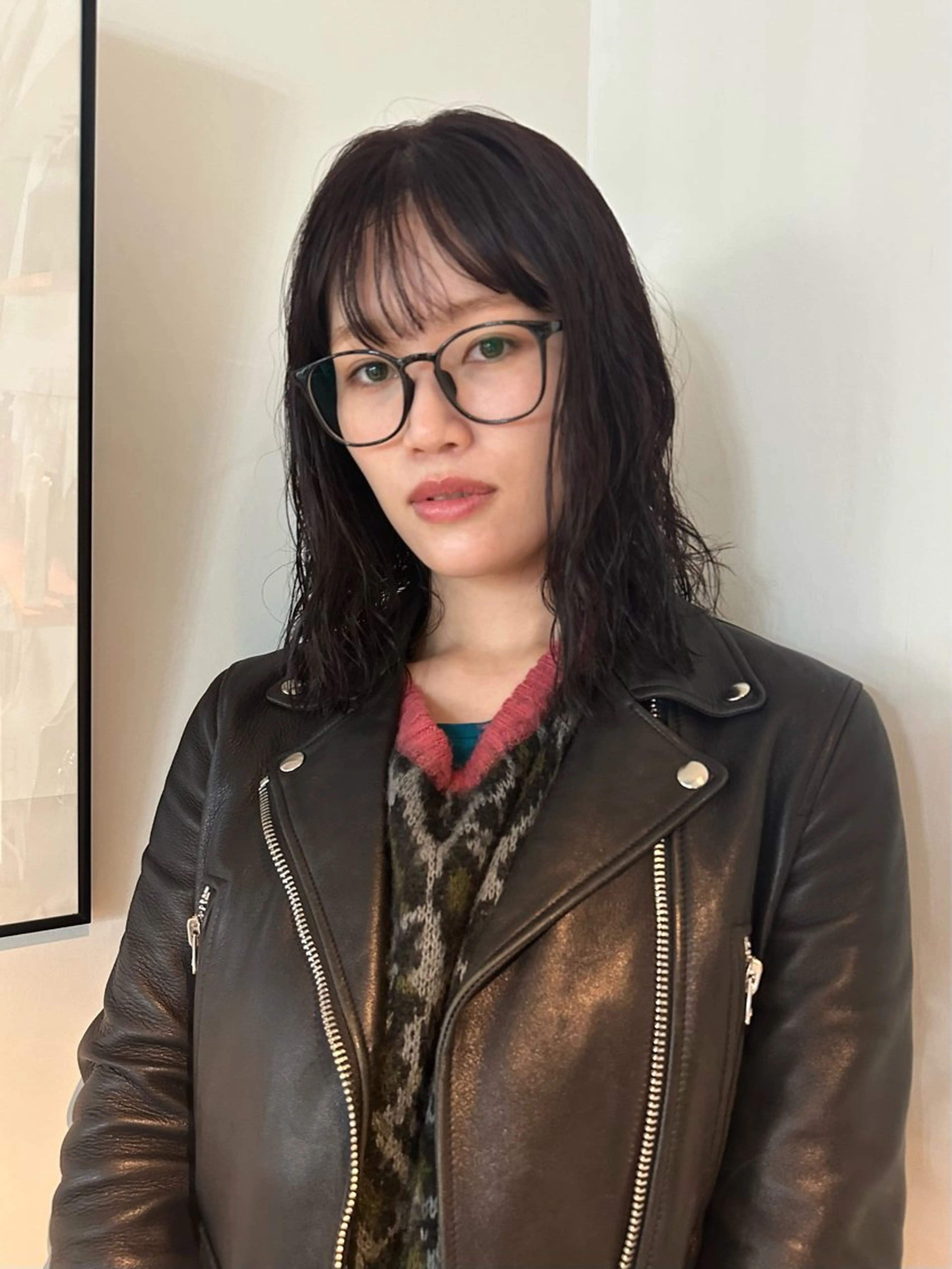 ミディアム カラー パーマ カット 🎀オイダイラ モモカ🎀のヘアスタイル