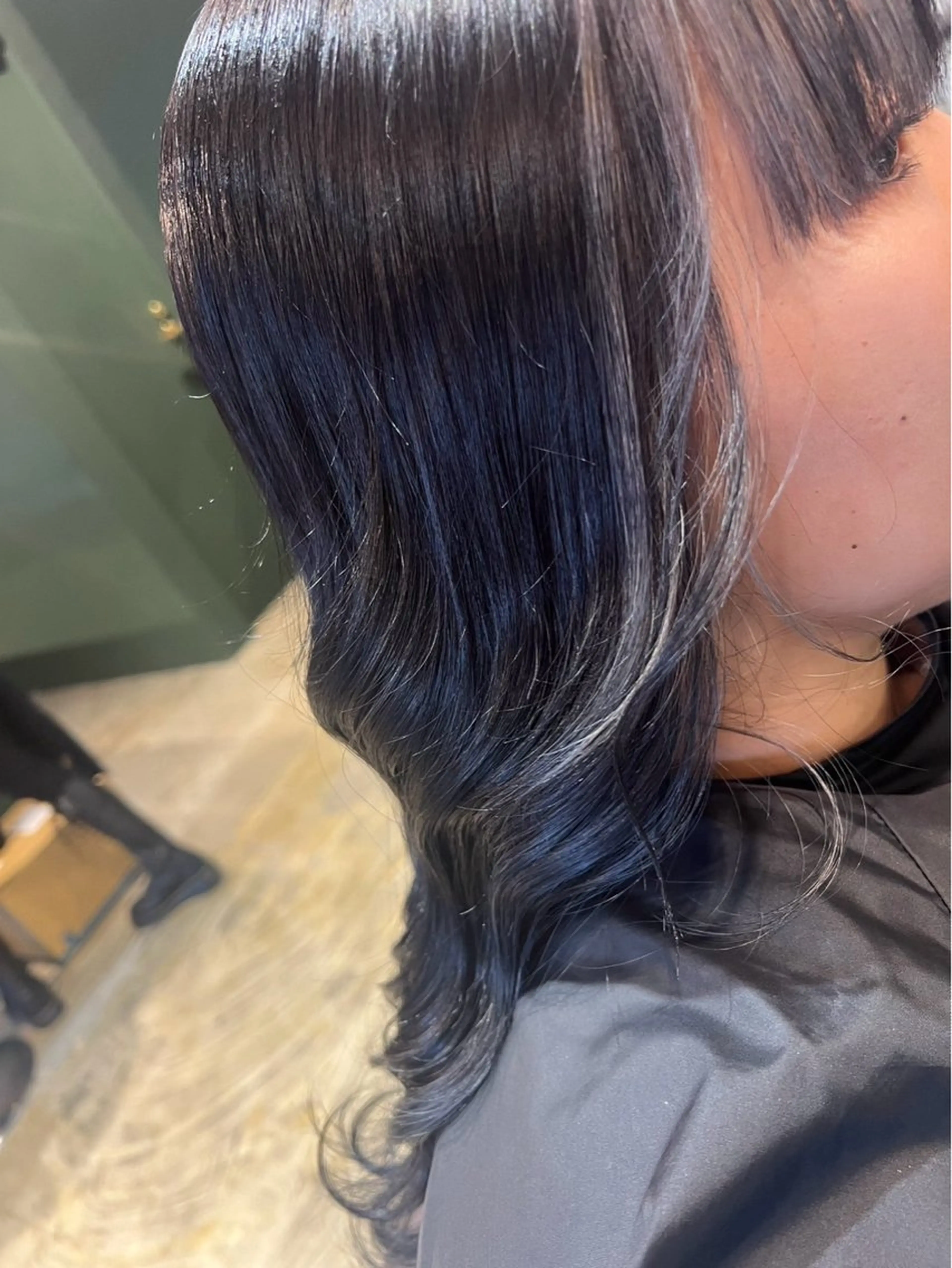 ロング カラー 顔周りカット ヘアカラー トリートメント ヘッドスパ カラースペシャリスト しょう🧑🏼‍🎨のヘアスタイル