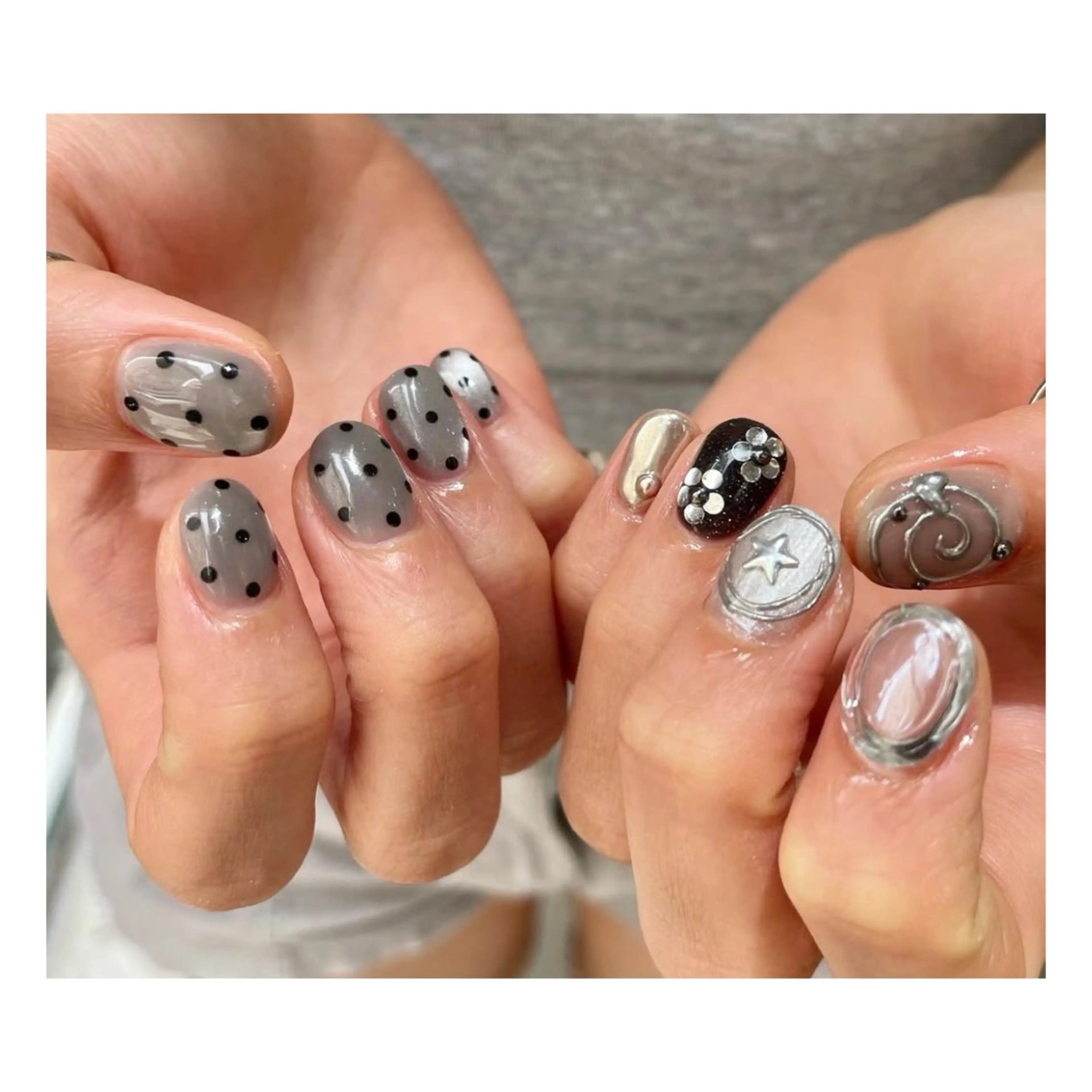 ネイル ハンドネイル ⏦Little 𐙚 Nail⏦のネイルデザイン