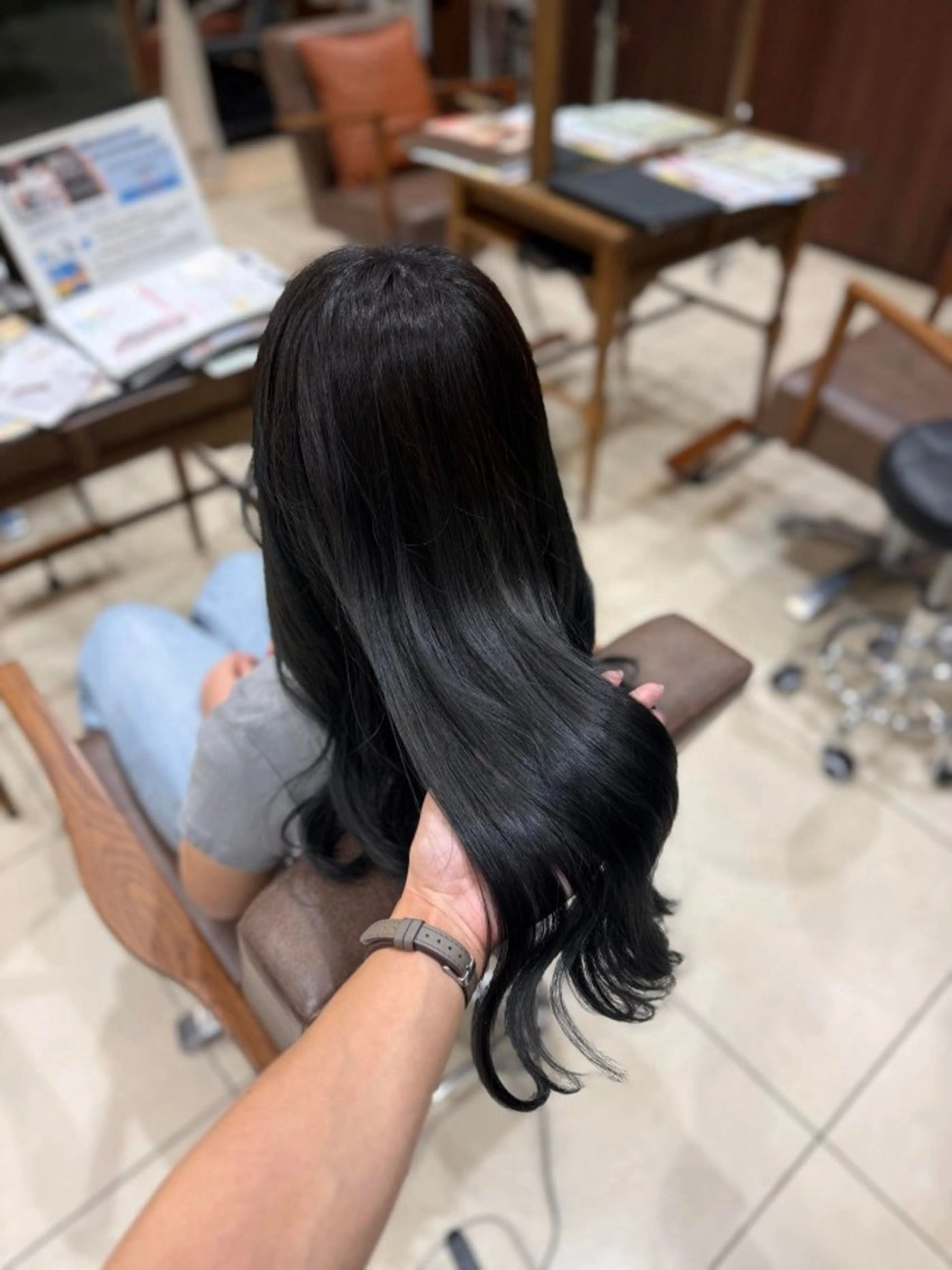 【🗝5月限定❤️】透明感カラー＋髪質改善トリートメント🔥の写真