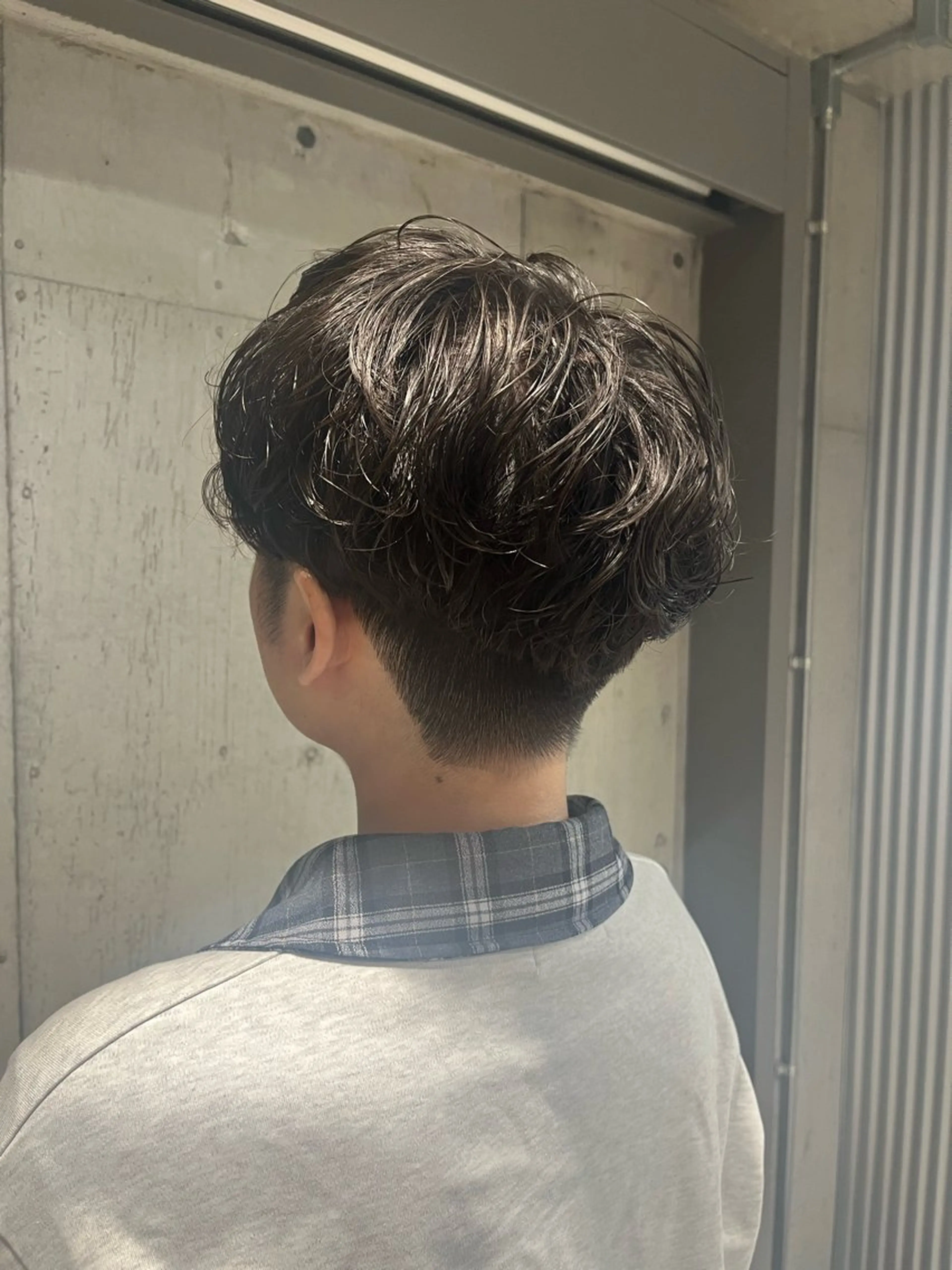パーマ ヘアアレンジ メンズ カット パーマ トリートメント ボブ×艶カラー 特化・リクト💥のヘアスタイル