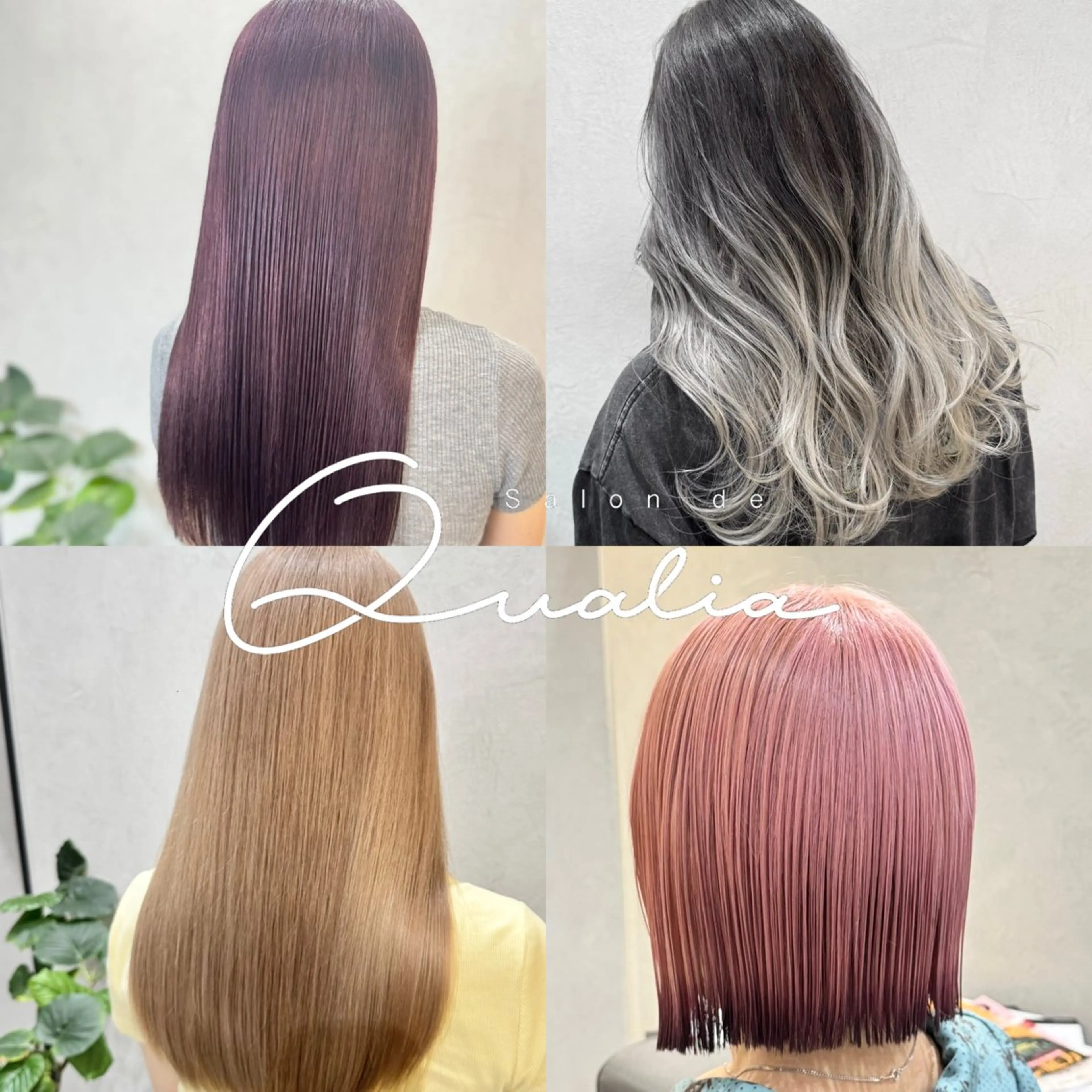 【✨平日限定✨】ハイトーンWカラー+カット+5stepトリートメントの写真