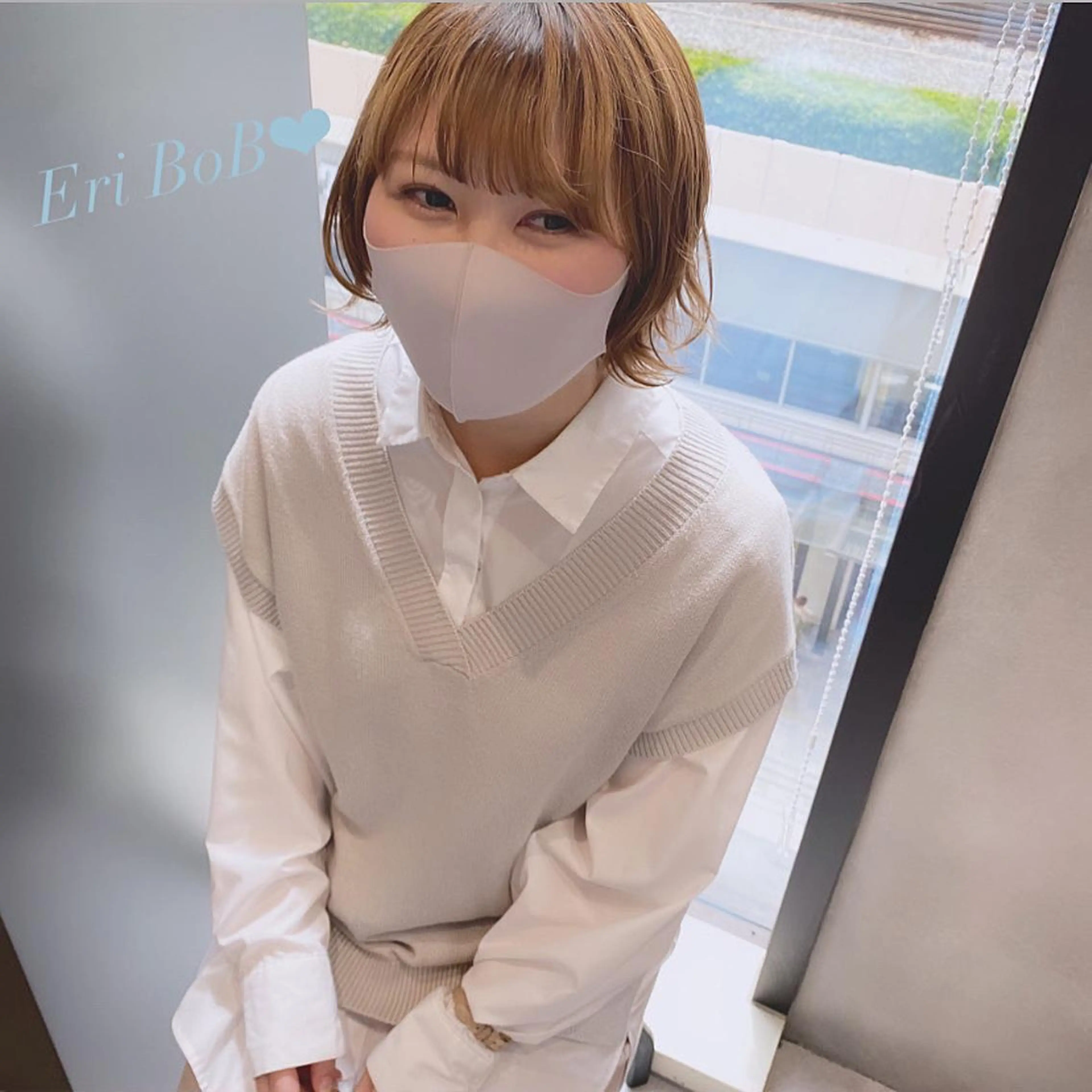 ショート ボブ Erina レイヤー/似合わせ♡のヘアスタイル