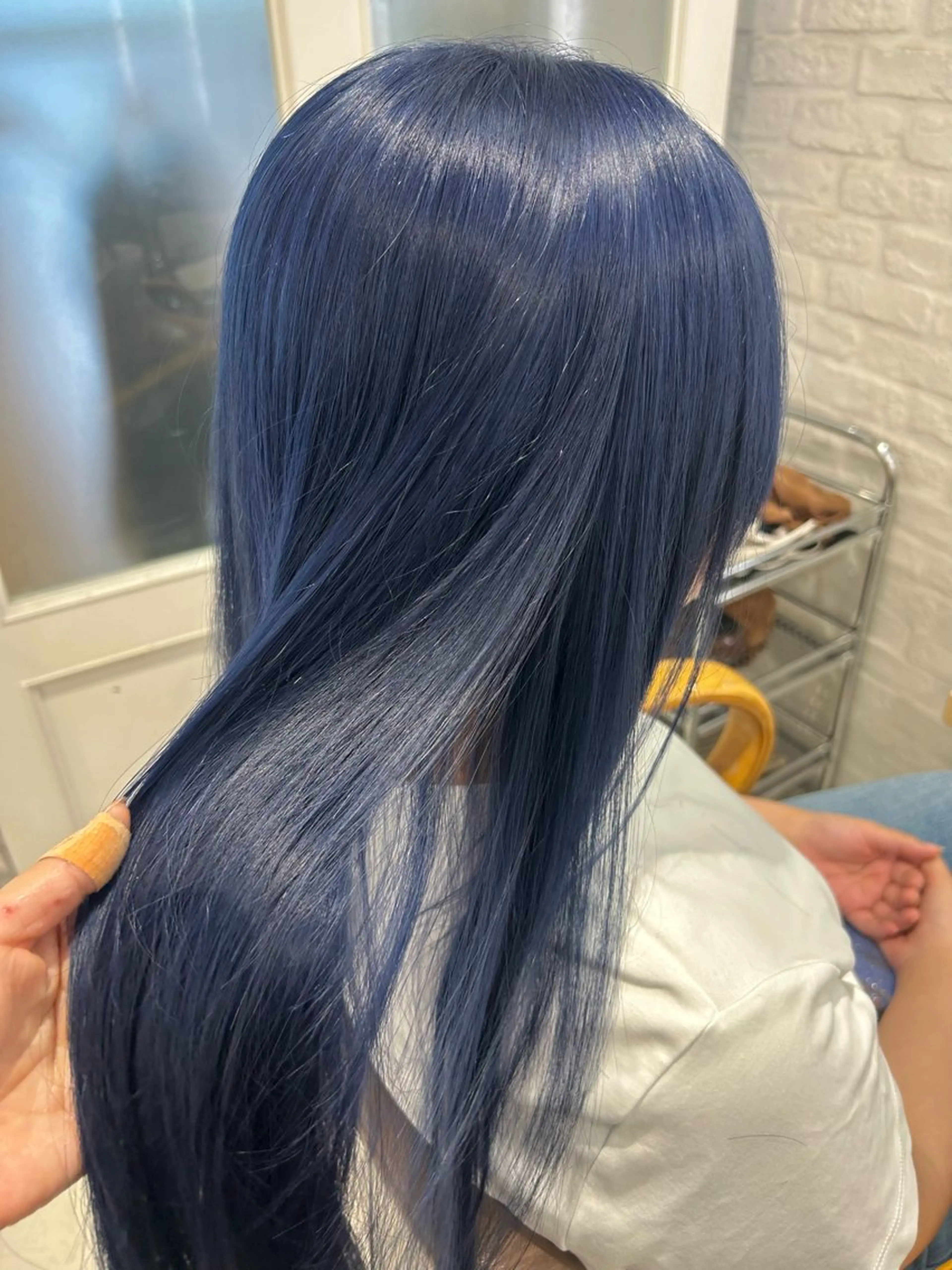 ロング カット ヘアカラー トリートメント 🍂透明感ベージュ カラー🍂森部杏菜のヘアスタイル