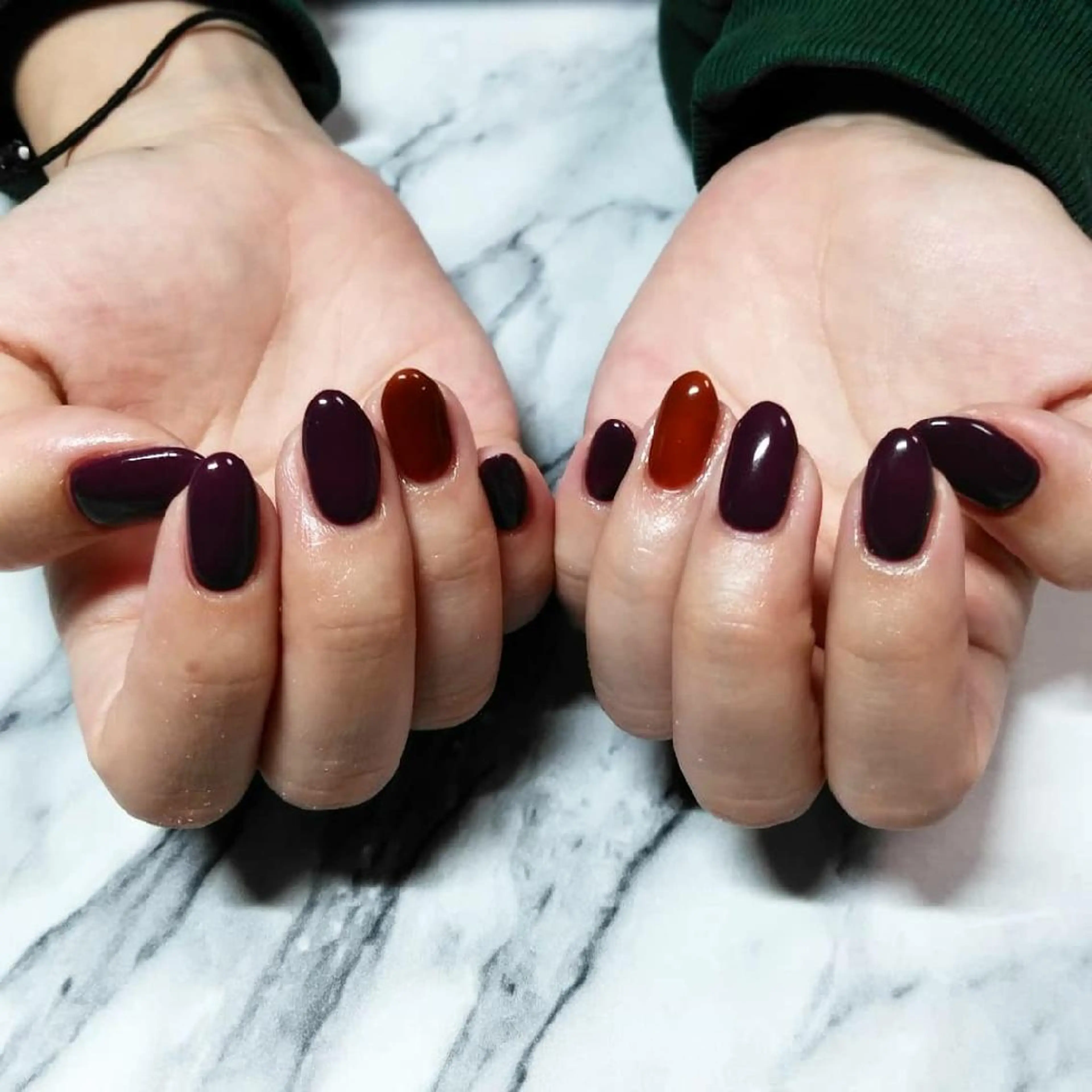 ネイル パープル lylynail YUUKAのネイルデザイン