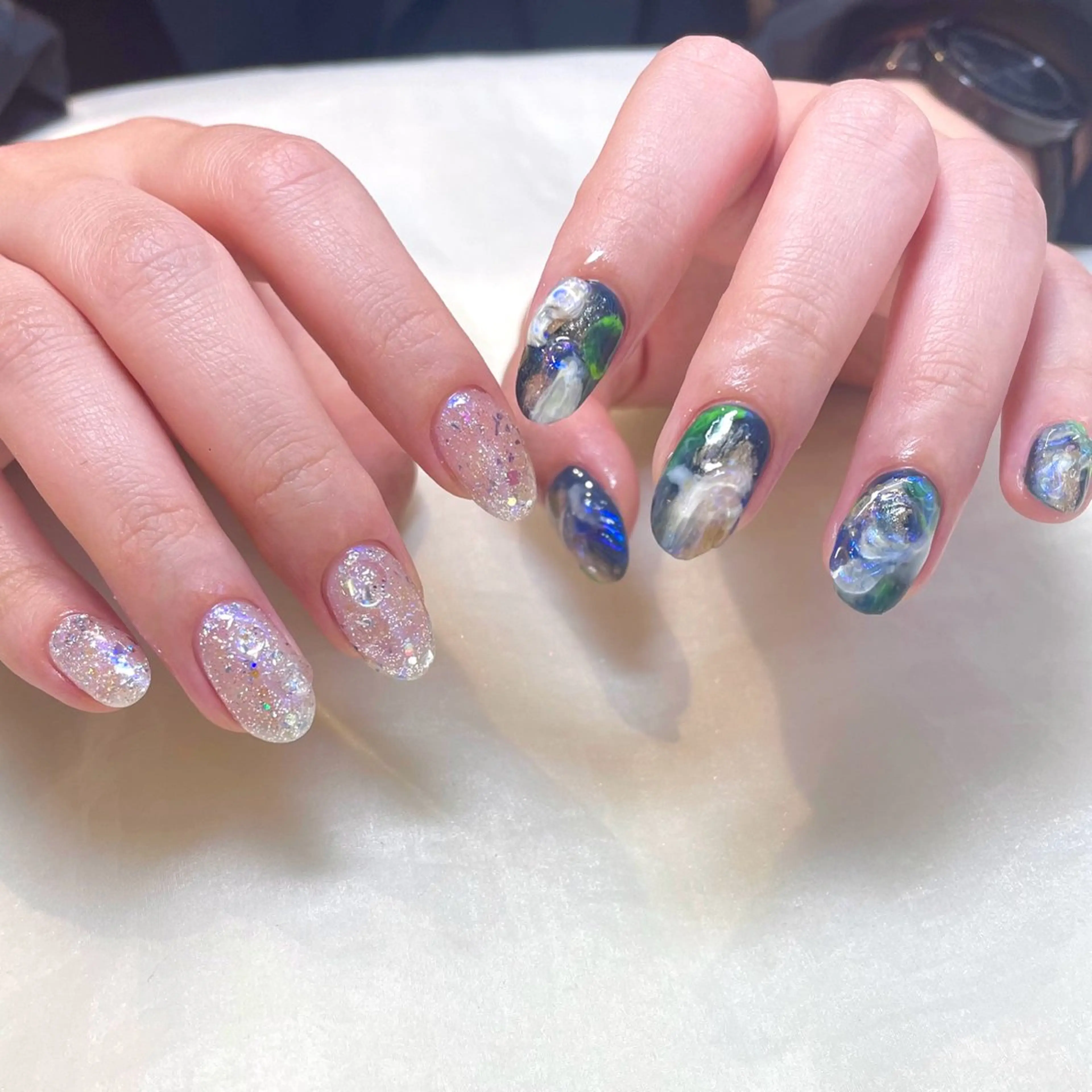 ネイル ハンドネイル 新井 ひなののネイルデザイン