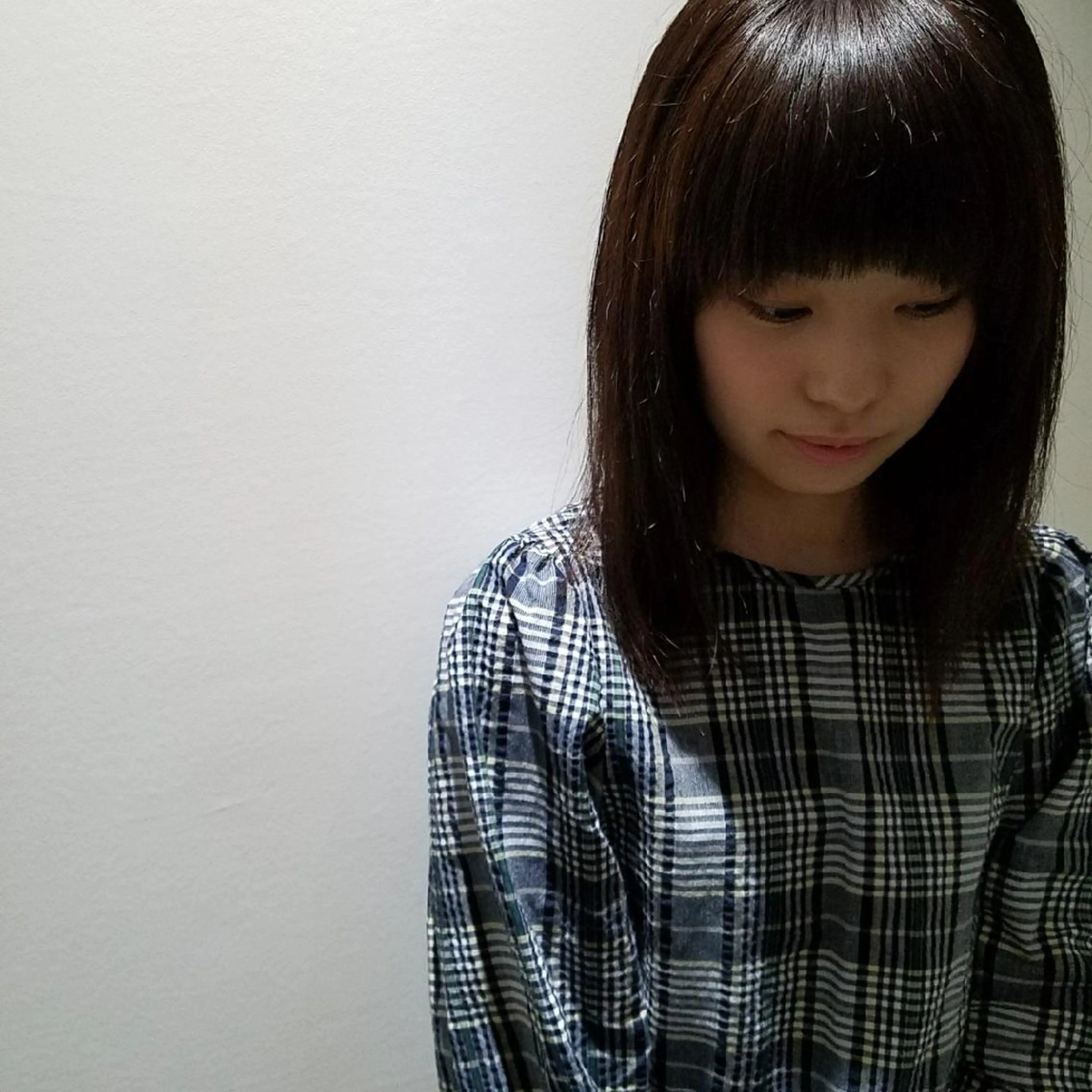 ミディアム カラー 加藤 拓麻のヘアスタイル