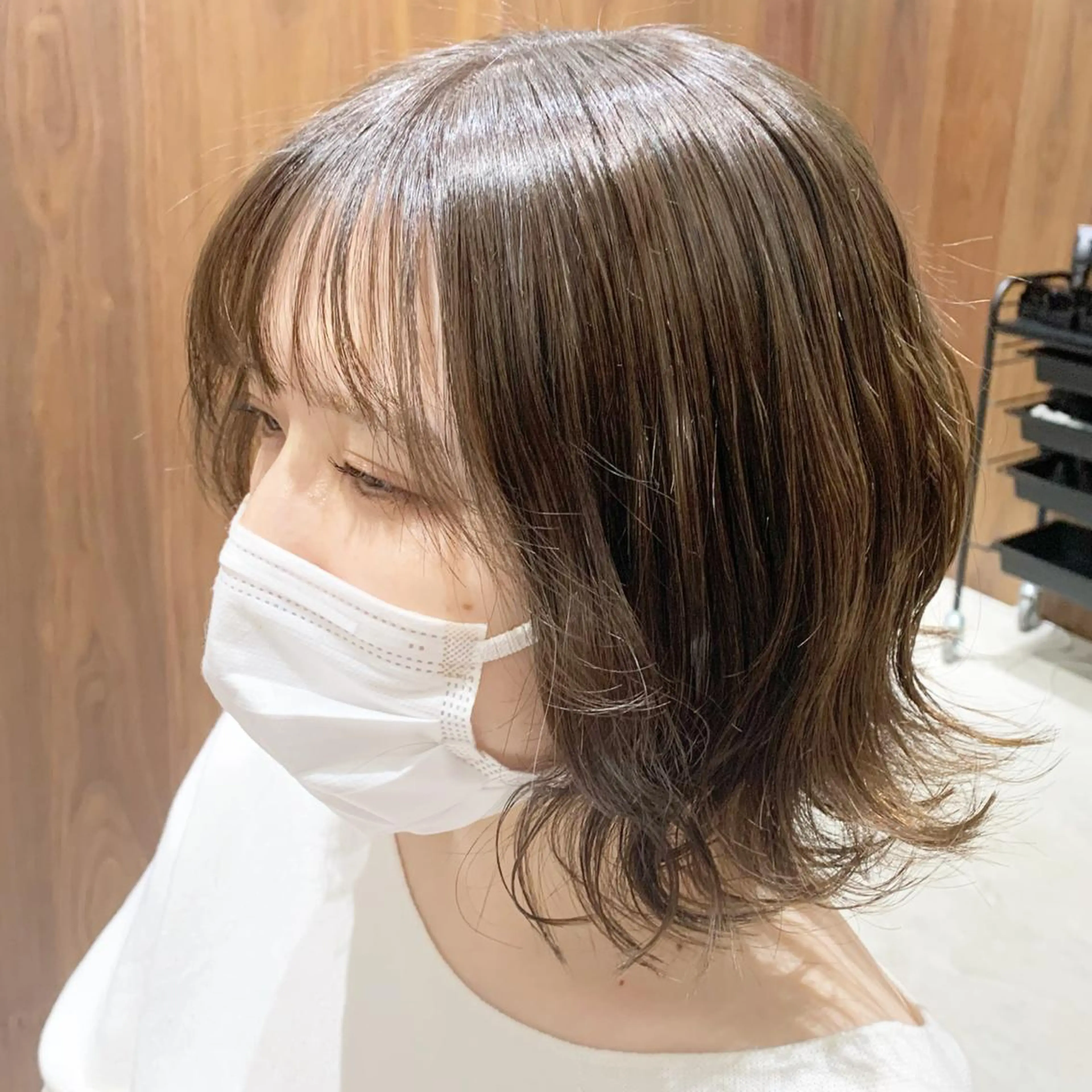 ミディアム 銀座フリーランススタ イリストMIYUKIのヘアスタイル