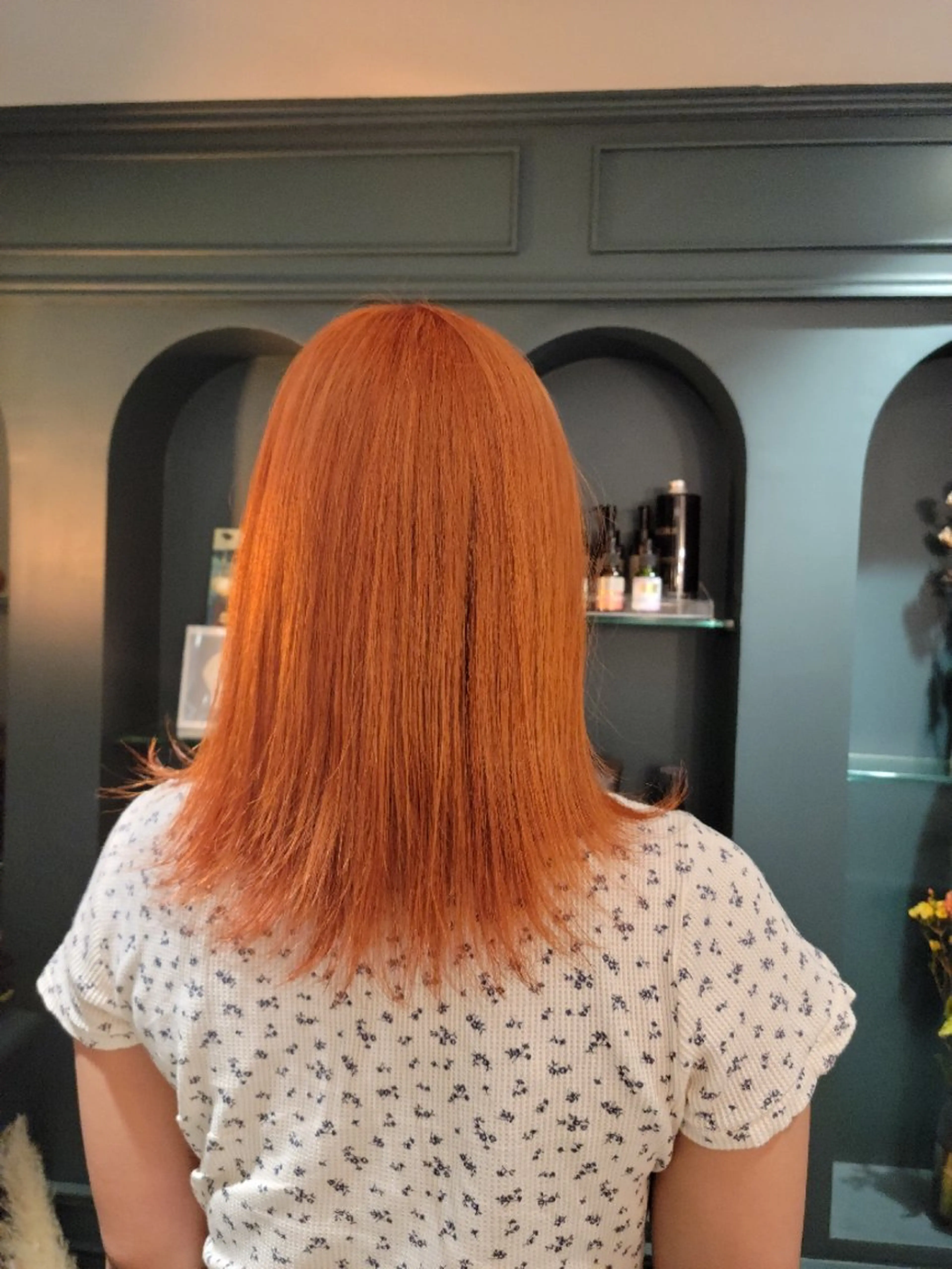 ミディアム カラー ブリーチ ヘアカラー 【メンズカット/パー マ✂️】momo🌷のヘアスタイル