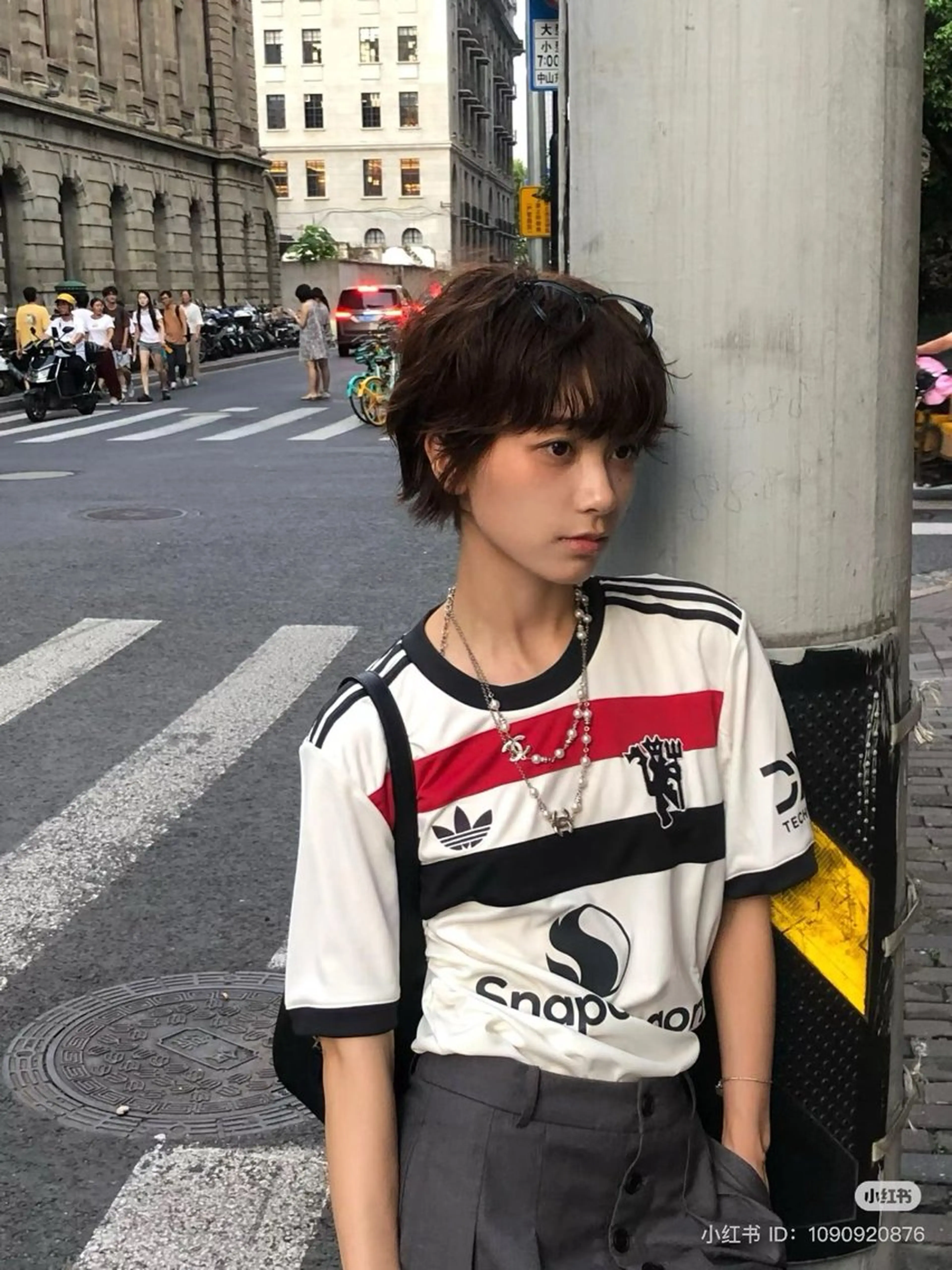 ショート カット パーマ トリートメント 赤み消しカラー/ ナチュラル/トモキのヘアスタイル