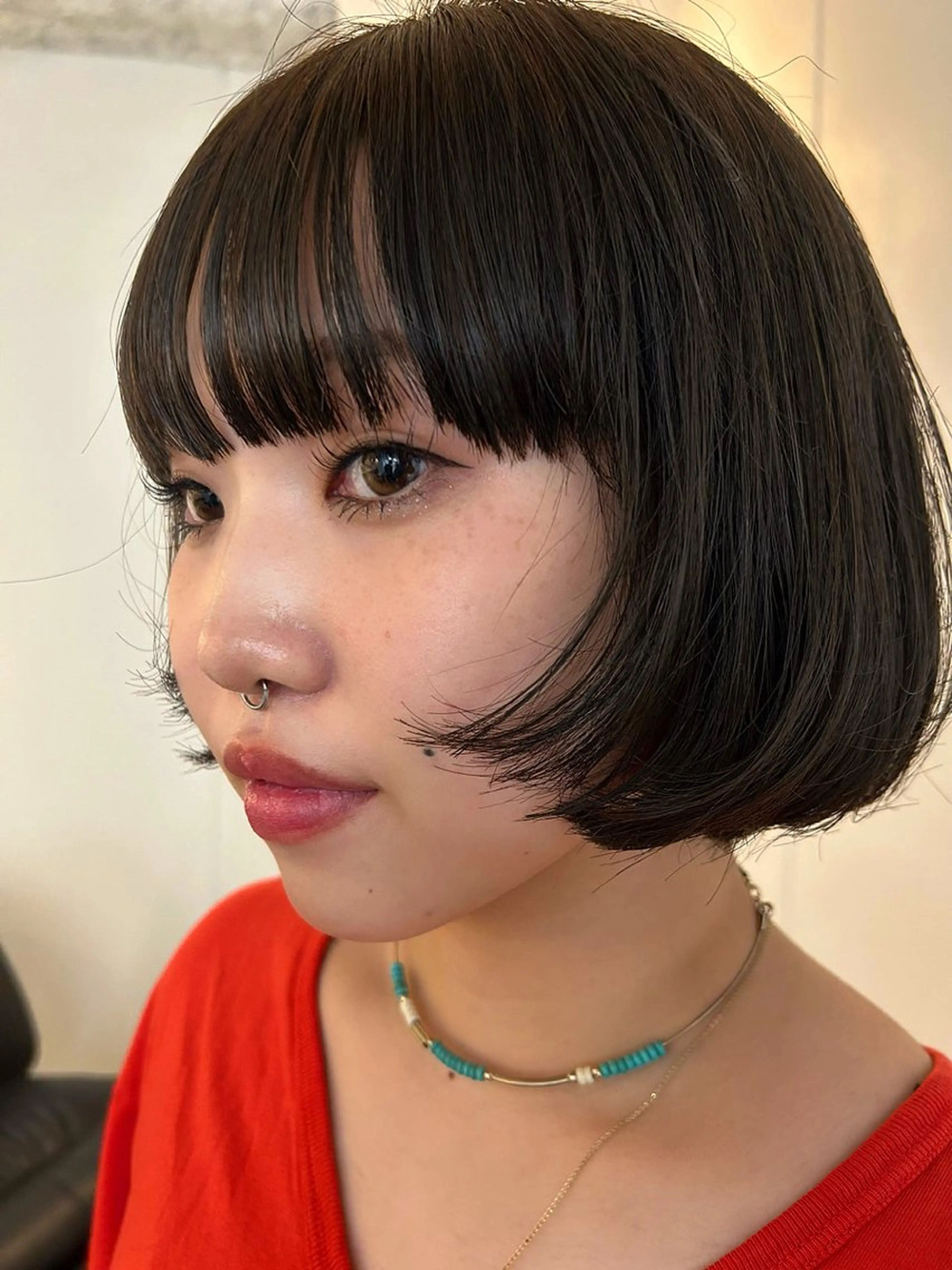 ミディアム ヘアカラー トリートメント mao/栄/tenn /暖色/ハイトーンのヘアスタイル