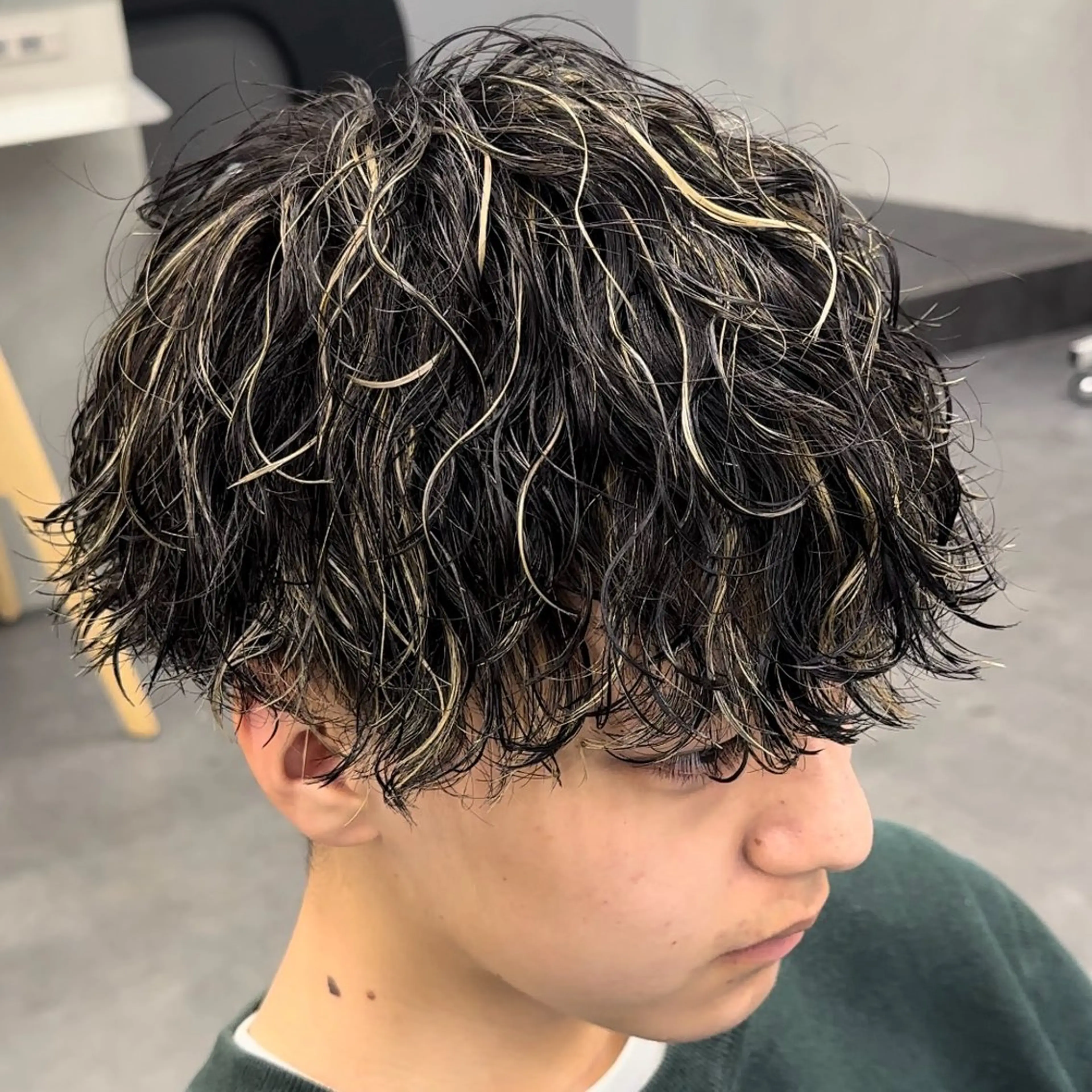 ミディアム カラー ヘアアレンジ メンズ fifth 石川 凪のヘアスタイル