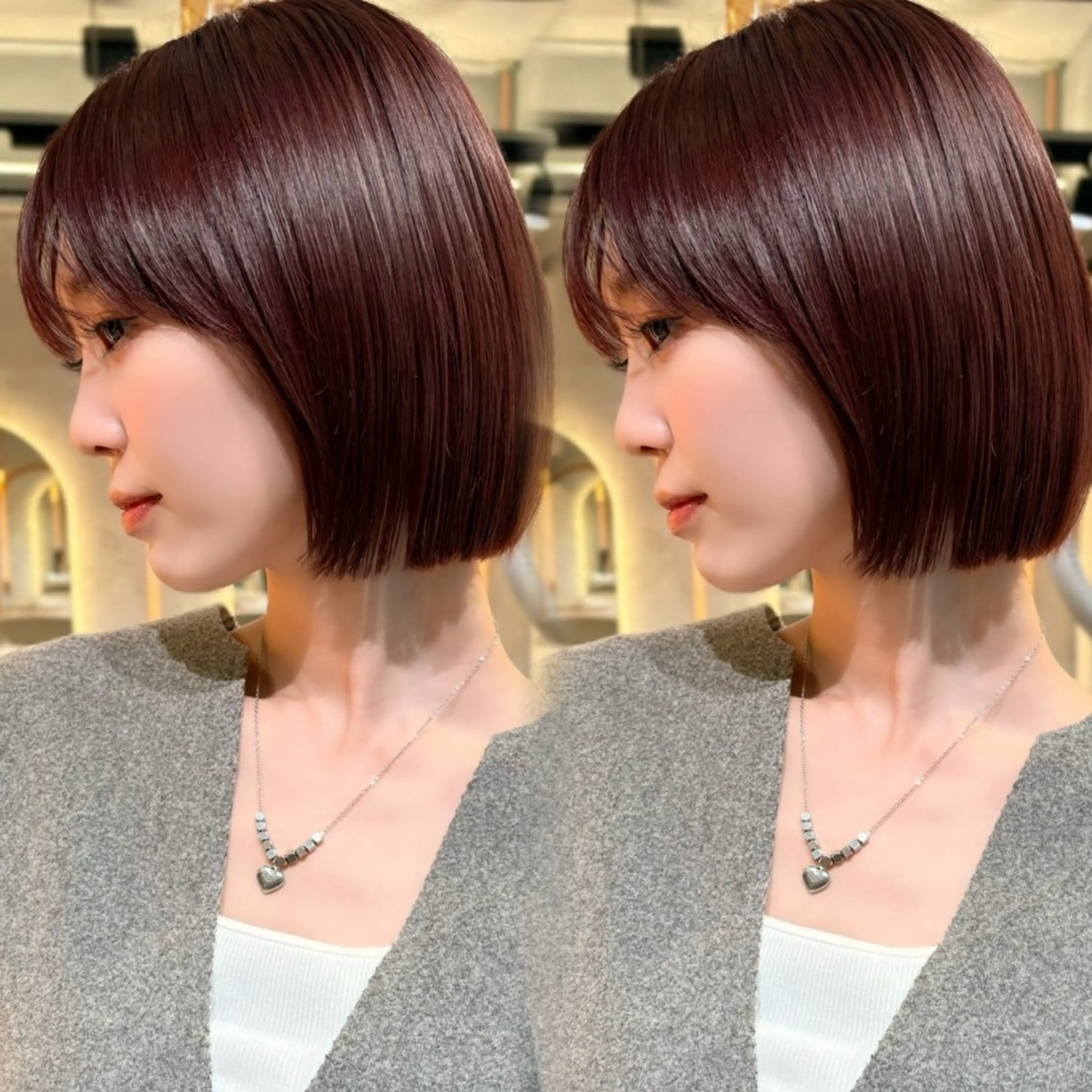 ショート カット ヘアカラー トリートメント 🦋高屋敷陸🦋 レイヤー/グレージュのヘアスタイル