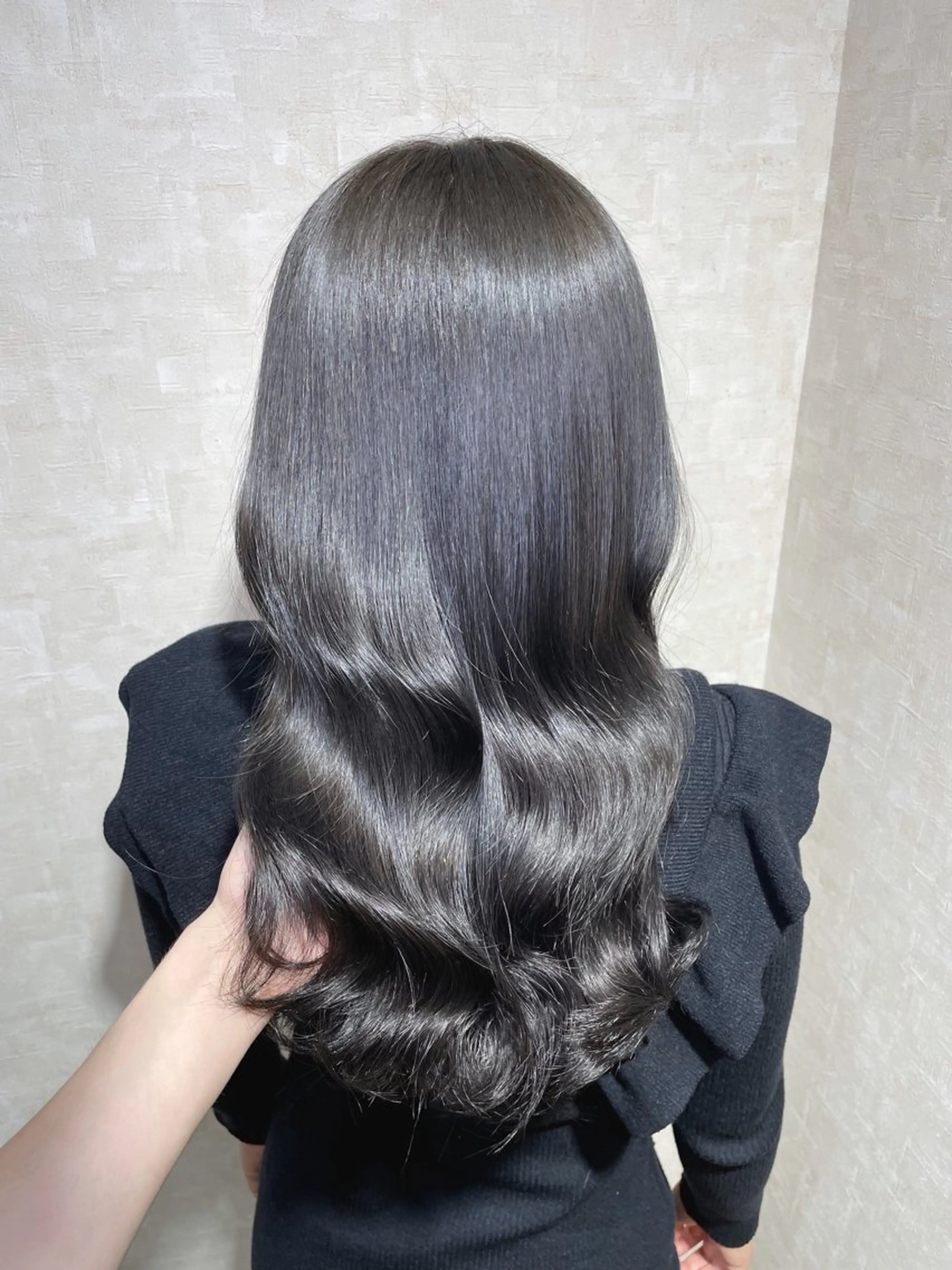 ロング 髪質改善&白髪ぼかし スタイリスト近藤宏樹のヘアスタイル