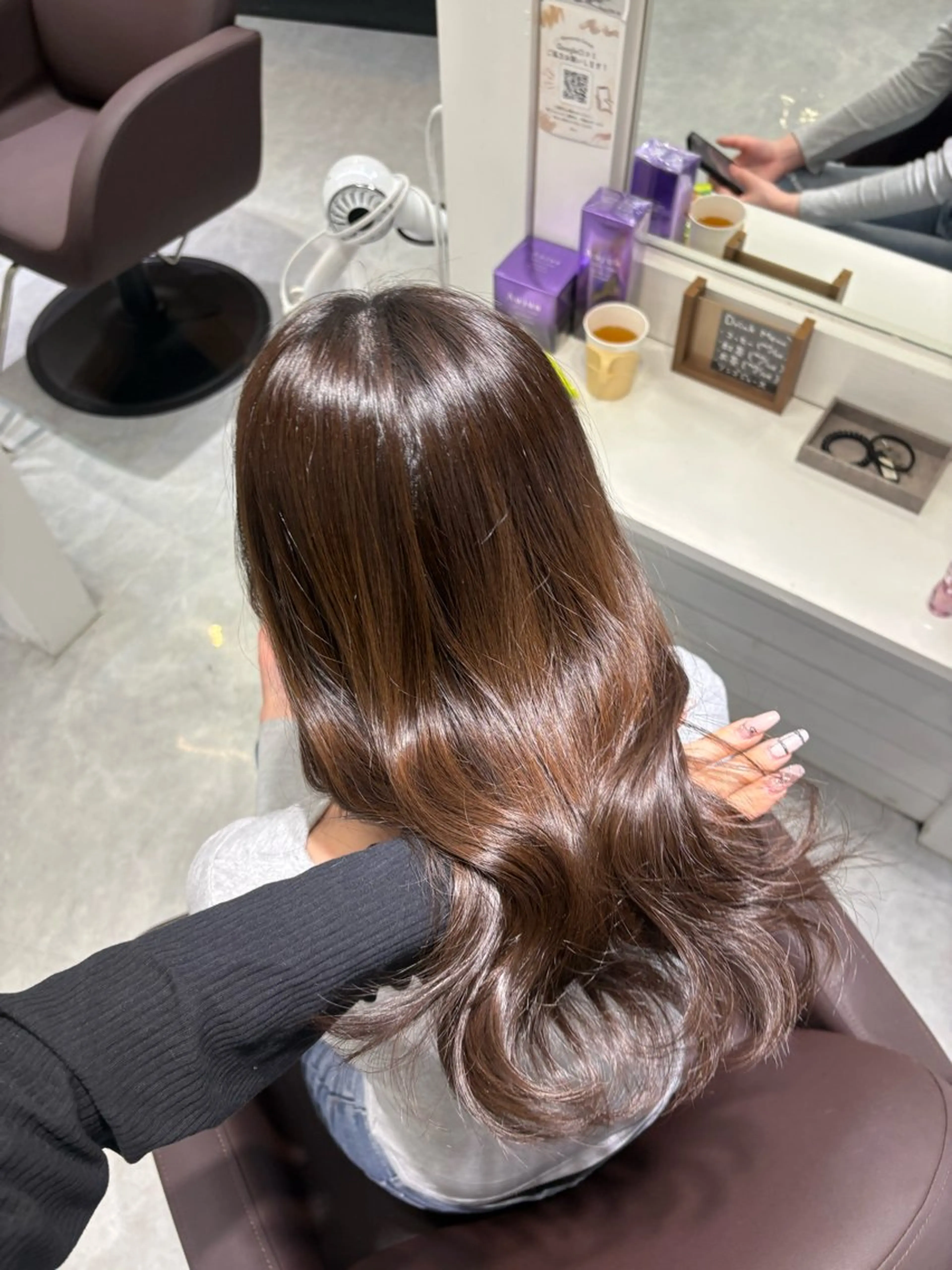 ミディアム 髪質改善 トリートメント ヘッドスパ Aura 髪質改善＆韓国レイヤー所属・あい❤︎ /髪質改善/韓国巻きのヘアスタイル