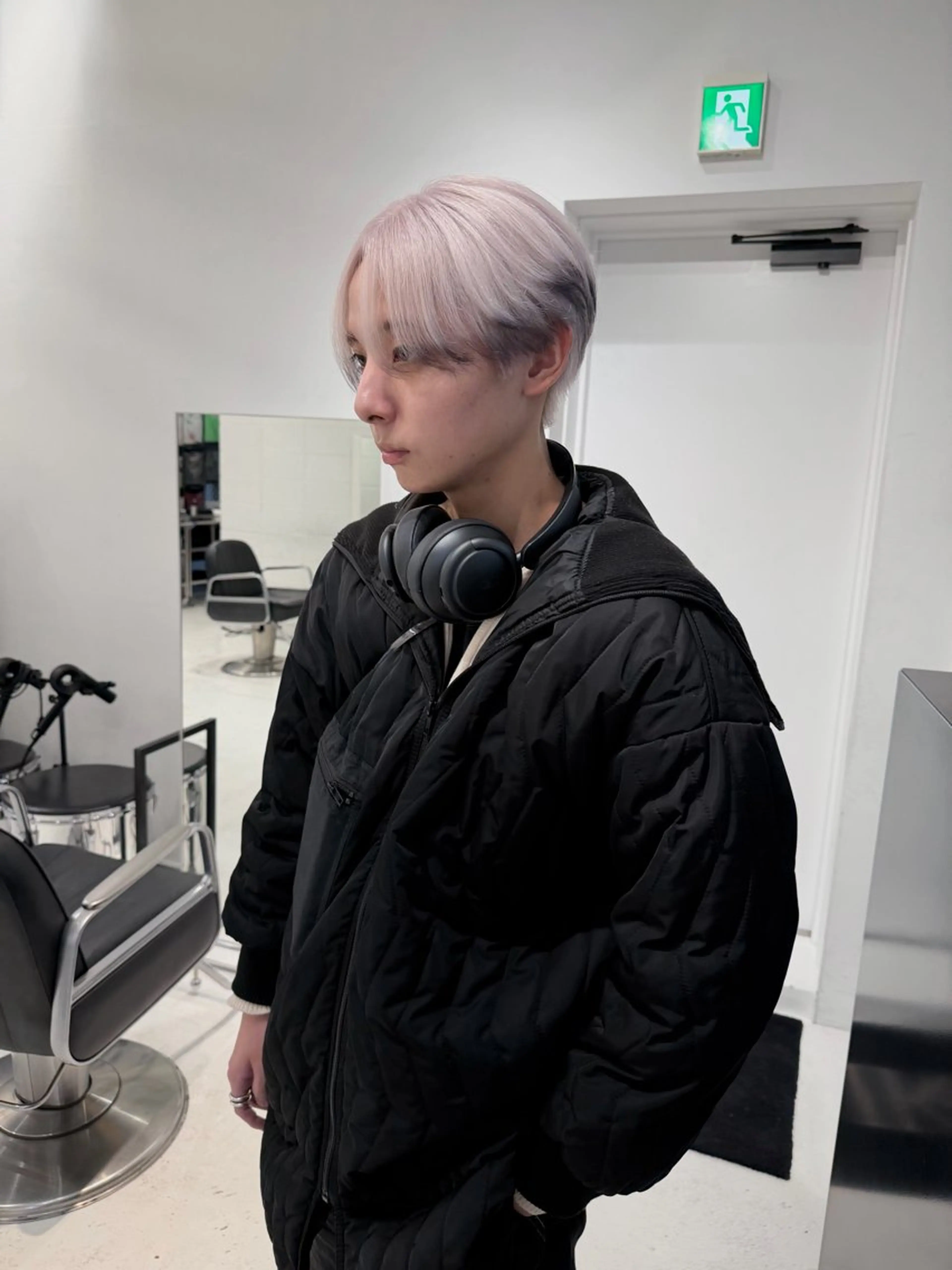 カラー ヘアアレンジ メンズ メンズブリーチ ブリーチ ブロンド デザインカラー ホワイトブロンド カット ヘアカラー トリートメント 艶ハイトーン/ヘア アレンジAYAKAのヘアスタイル