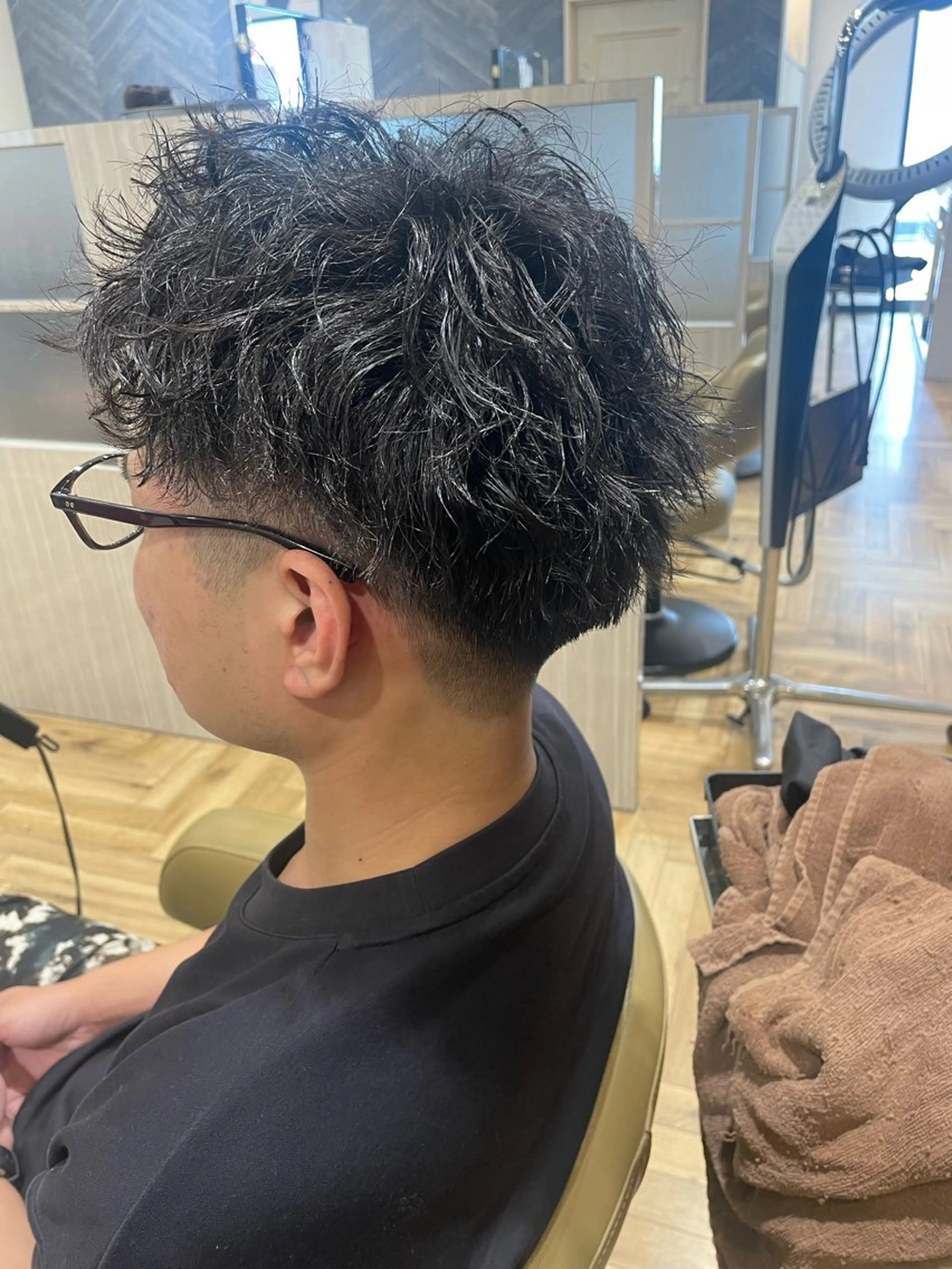 パーマ カット パーマ 中村 誠也のヘアスタイル