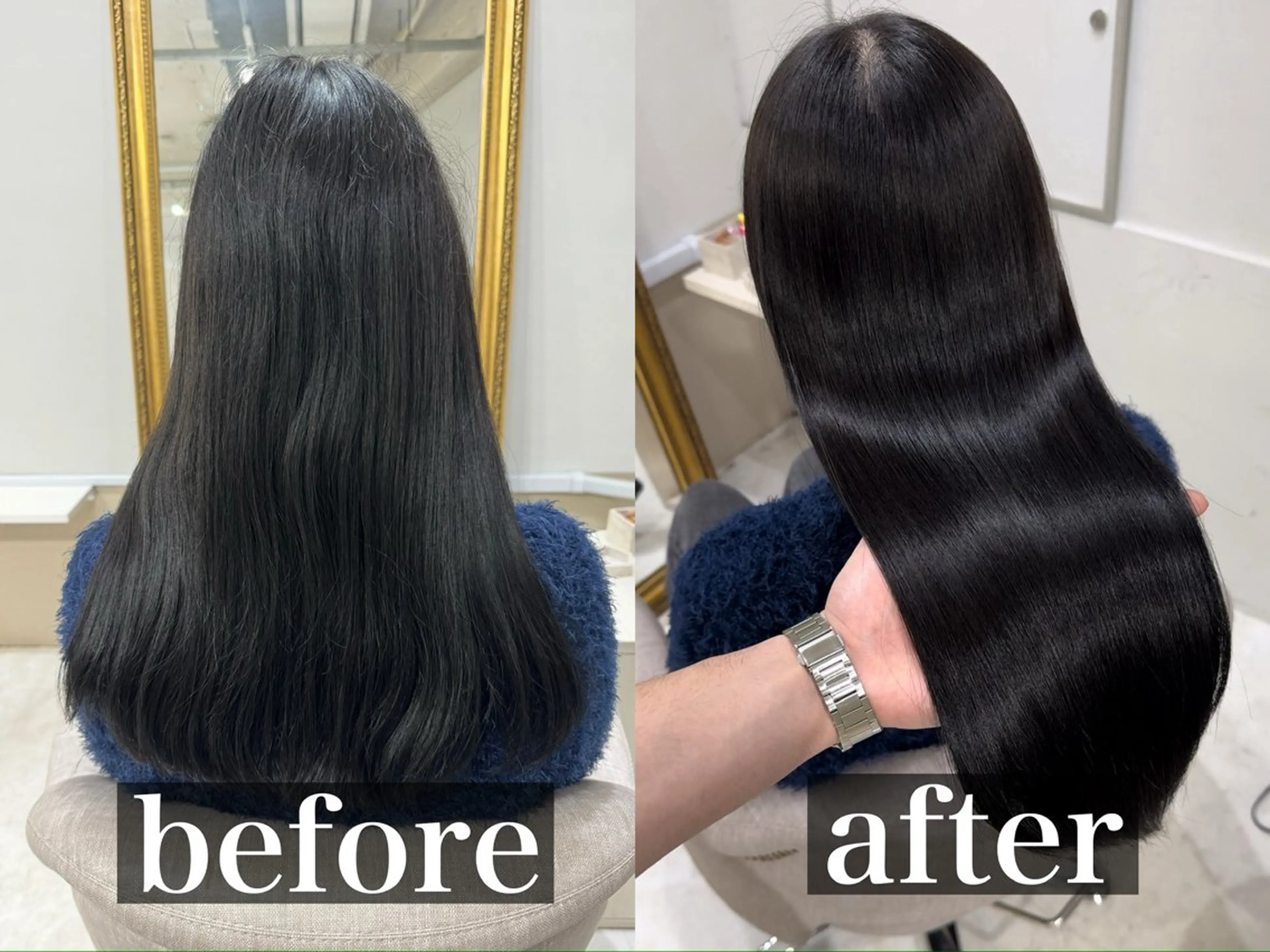 ロング カット 縮毛矯正 トリートメント 髪質改善×縮毛矯正 Core 片山健太のヘアスタイル