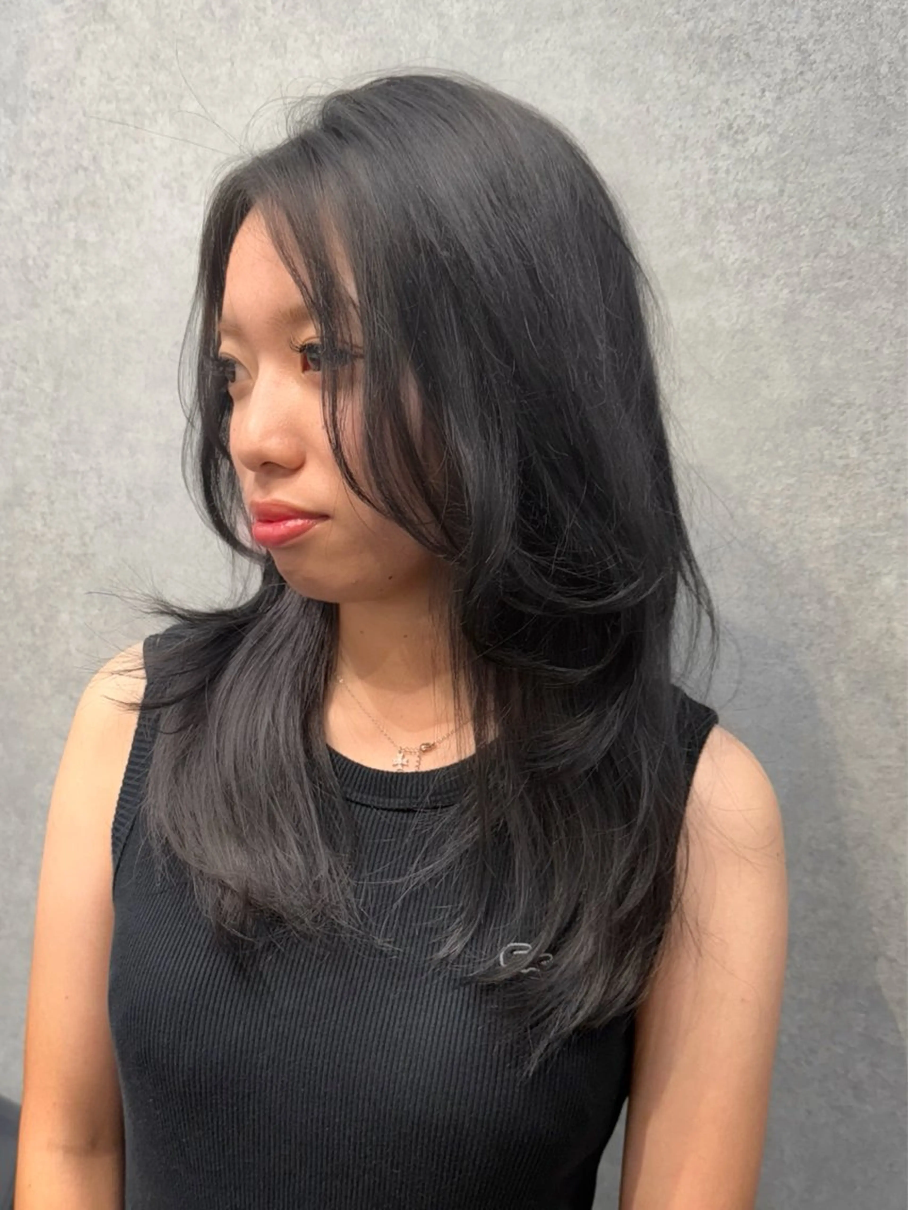 ロング カラー 透明感カラー グレージュ ヘアカラー Daisy🎀【福岡 美容室】chiakiのヘアスタイル