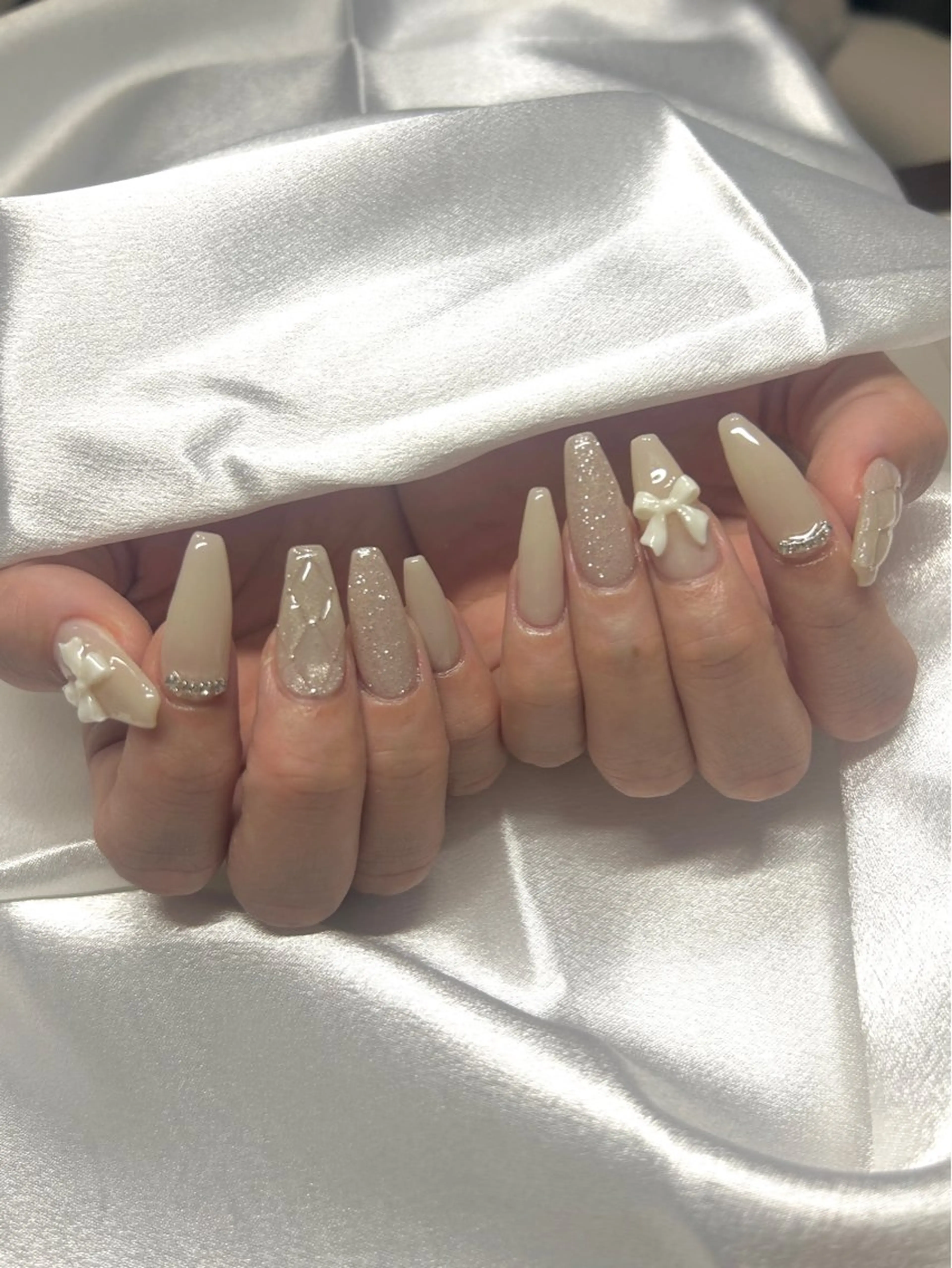 ネイル オフィスネイル シンプルネイル nail salon coco no ne所属・coco no ne KANNAのネイルデザイン