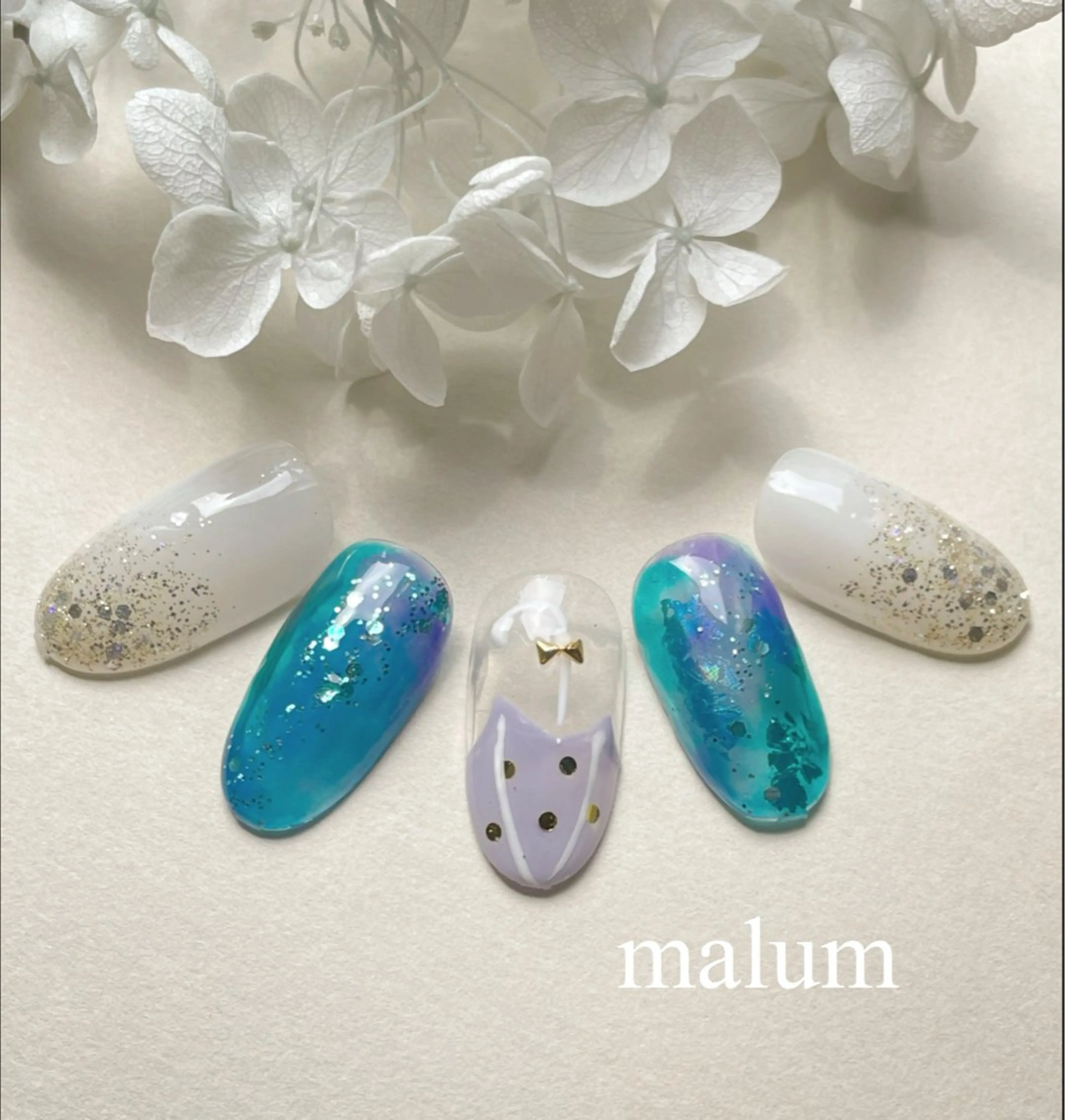 ネイル ハンドネイル malum nailのネイルデザイン