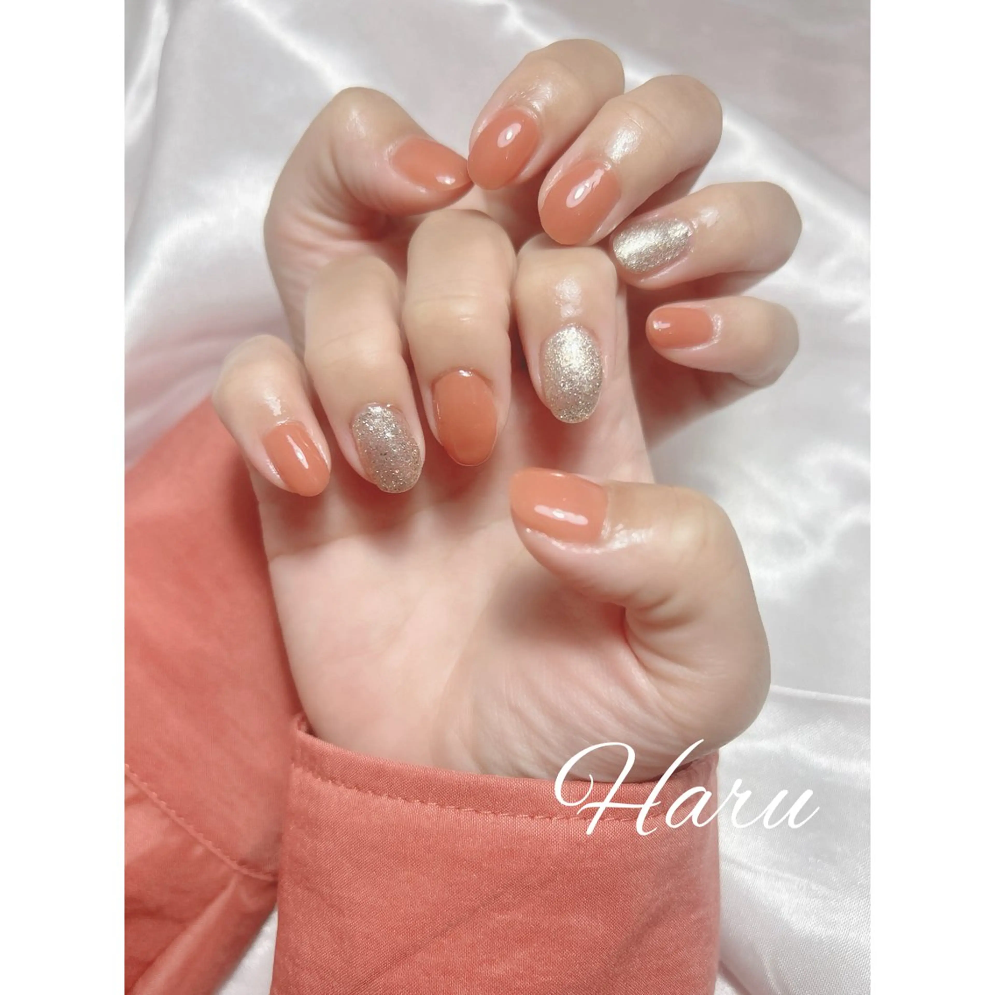 【新規】ワンカラー、ラメグラデーションの写真