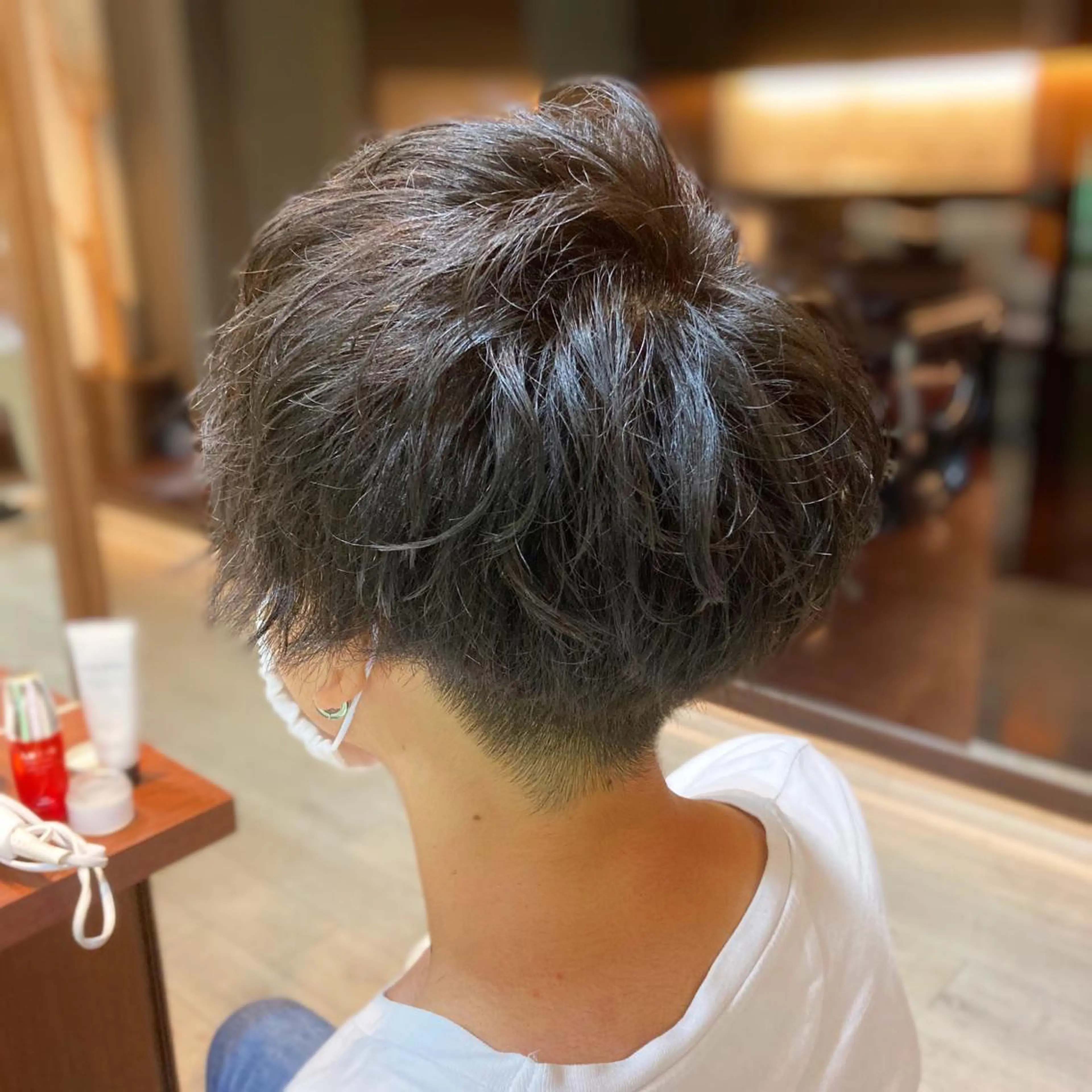 ショート カラー メンズ 一ノ瀬 蘭のヘアスタイル