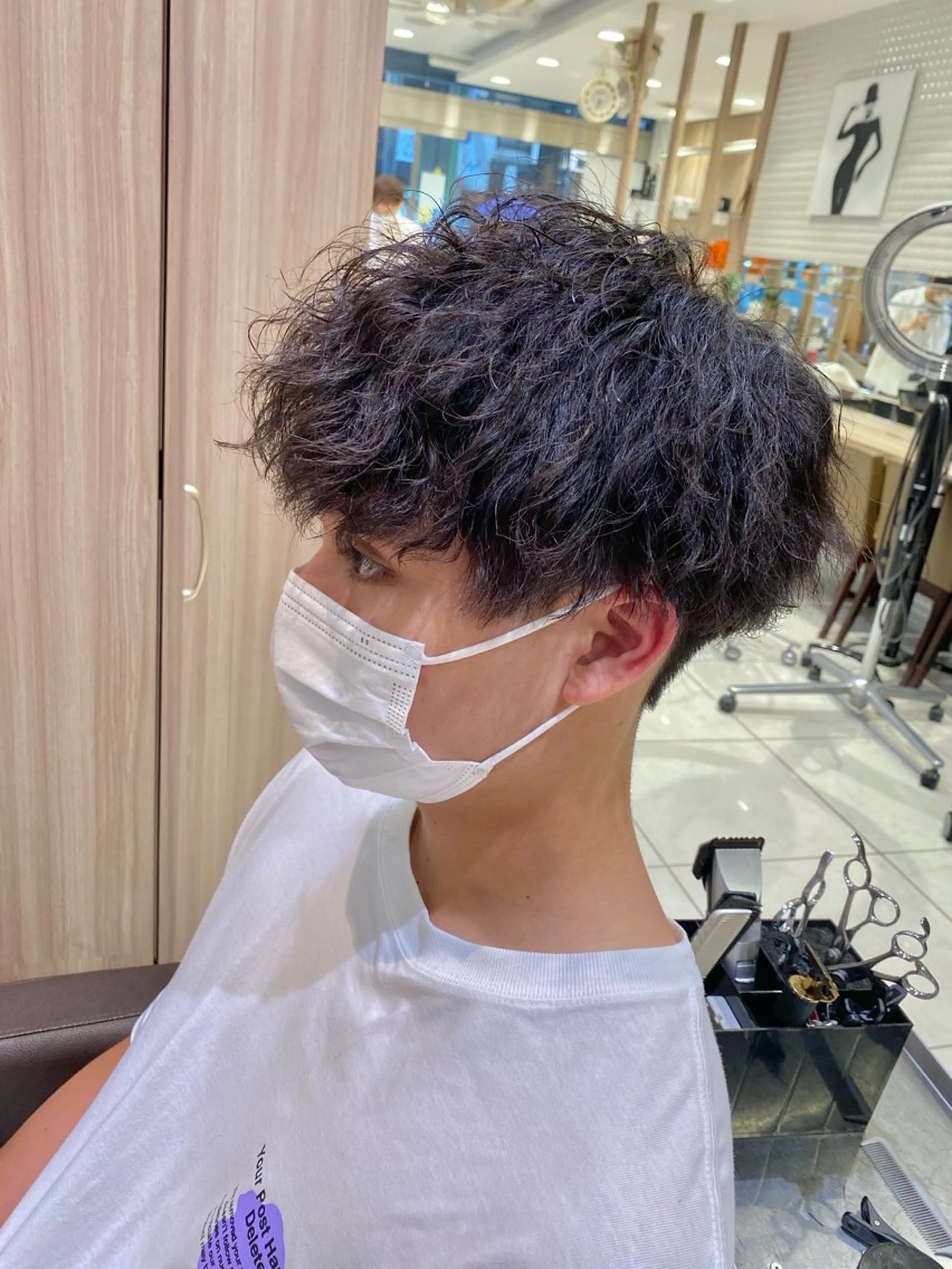 ショート パーマ メンズ パーマ／縮毛矯正/ 店長 ・村田伊吹のヘアスタイル