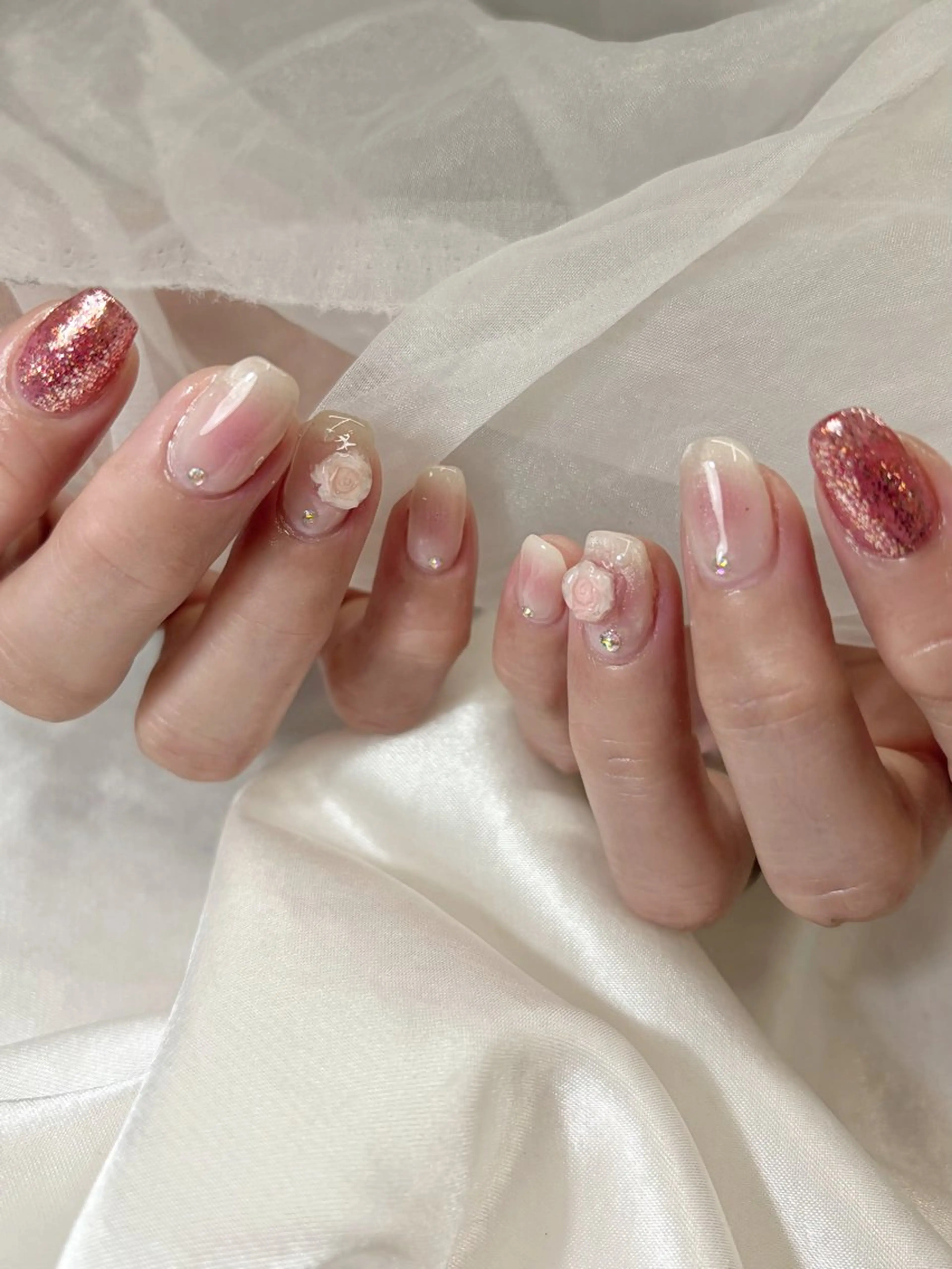 ネイル 春ネイル Plume Rio 松尾大社すぐのネイルデザイン